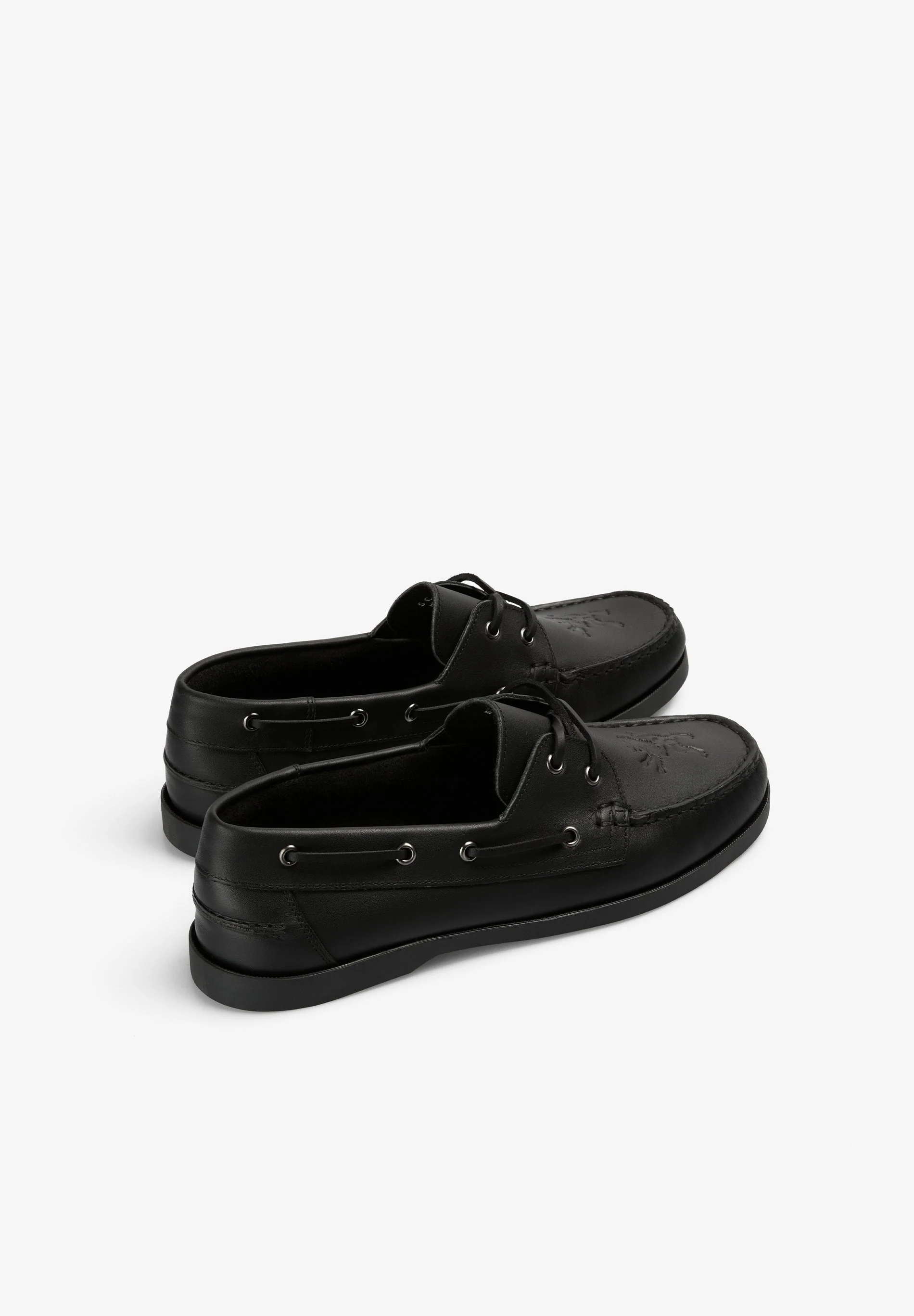 SCALPERS X SPORTING CP LEATHER DECK SHOES - Image 4
