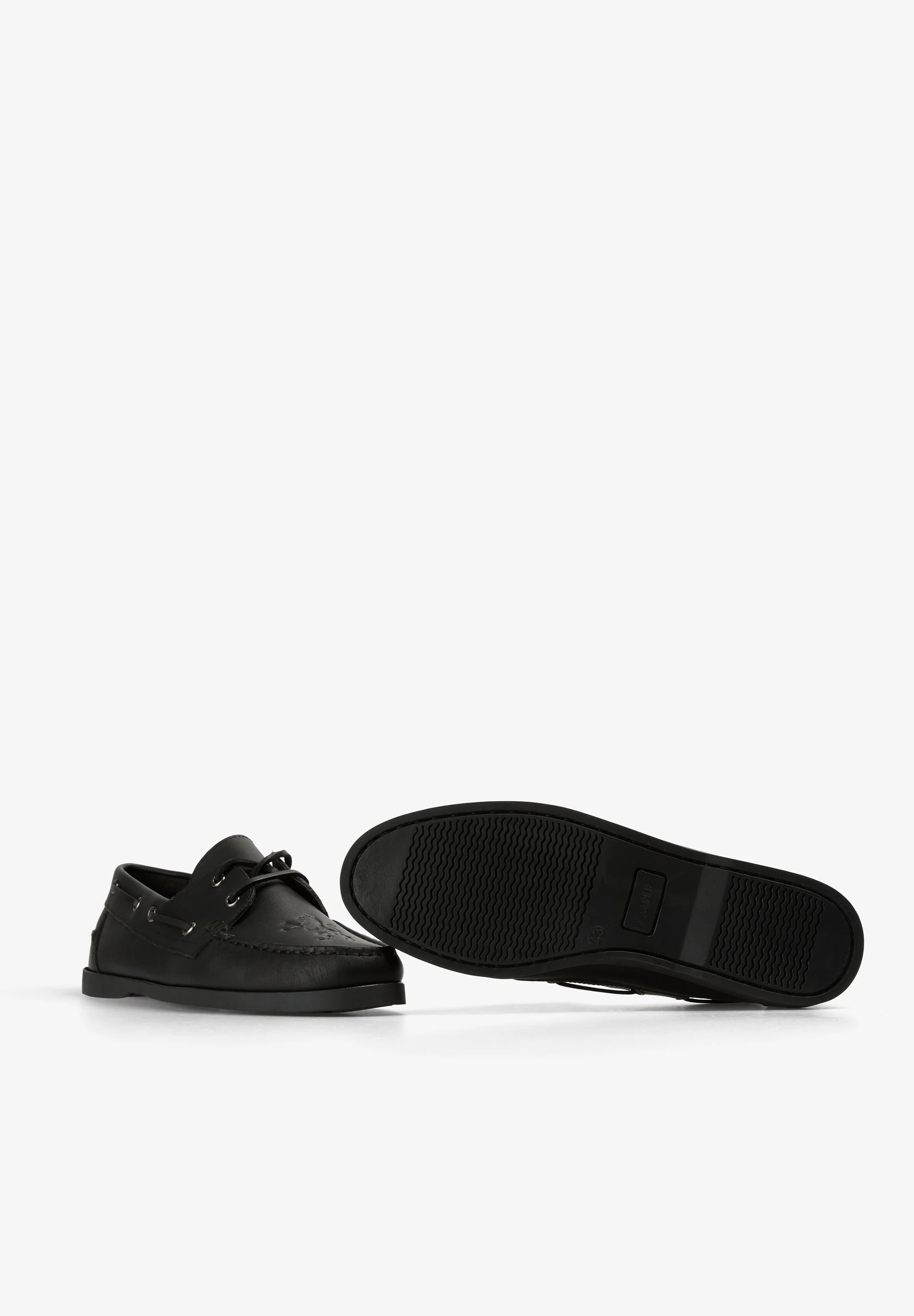 SCALPERS X SPORTING CP LEATHER DECK SHOES - Image 5