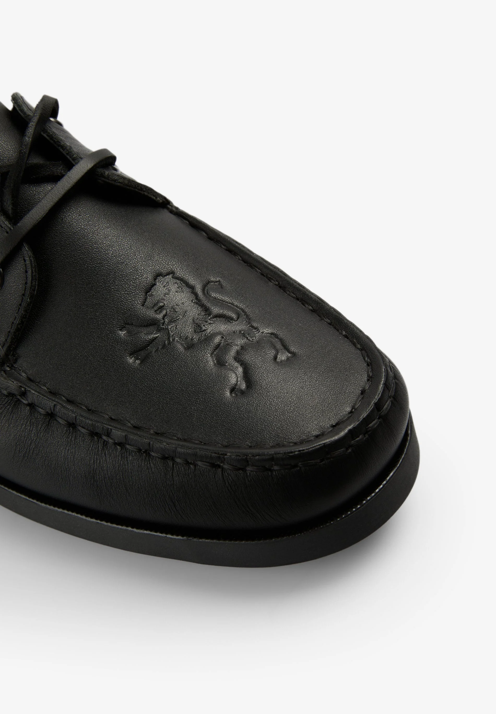 SCALPERS X SPORTING CP LEATHER DECK SHOES - Image 6