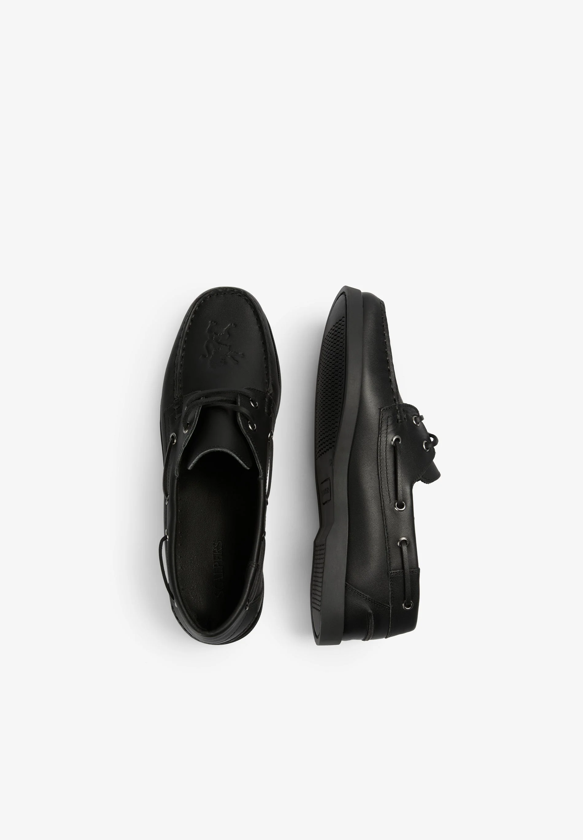 SCALPERS X SPORTING CP LEATHER DECK SHOES - Image 9