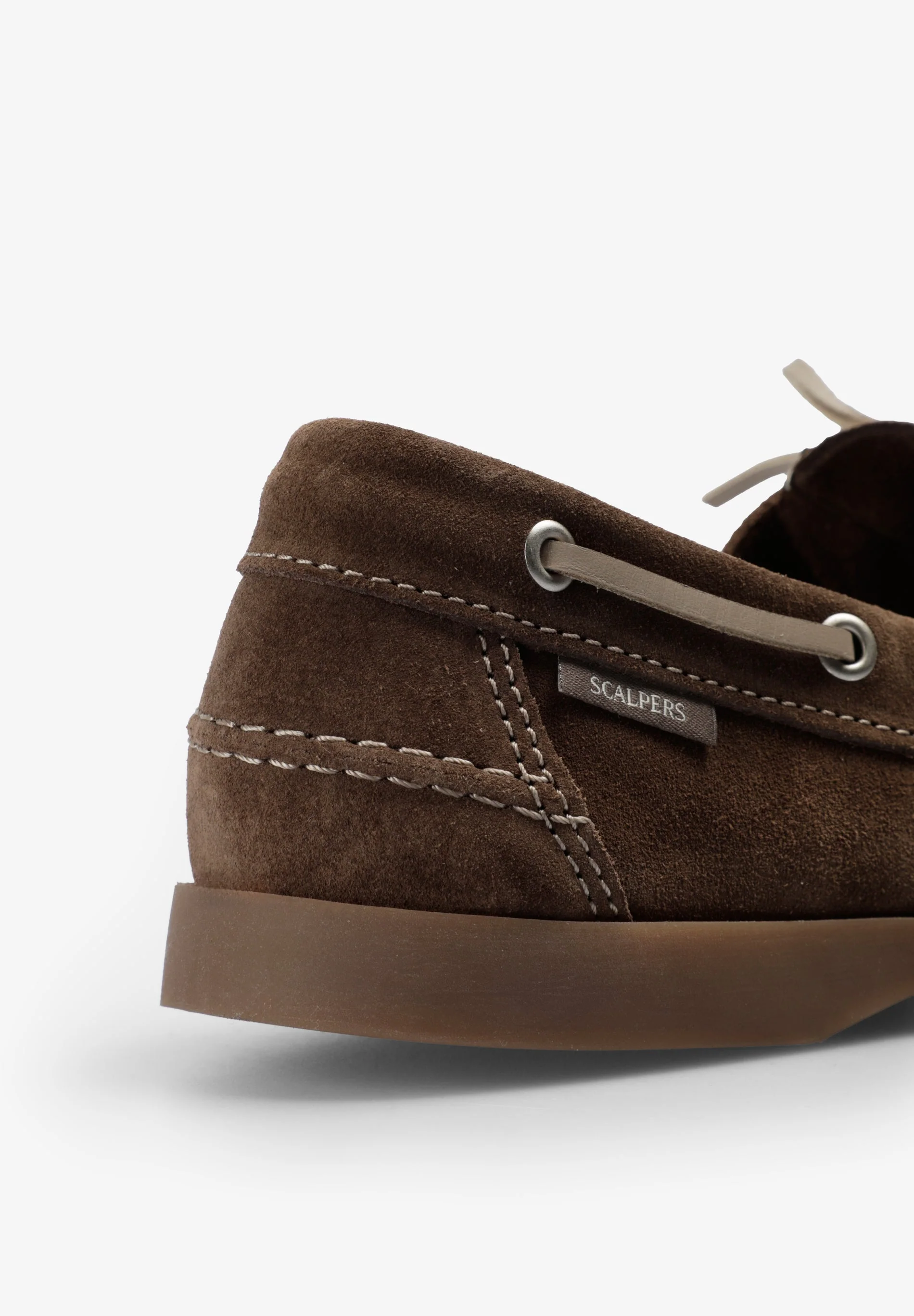 CONTRAST SUEDE BOAT SHOES - Image 4