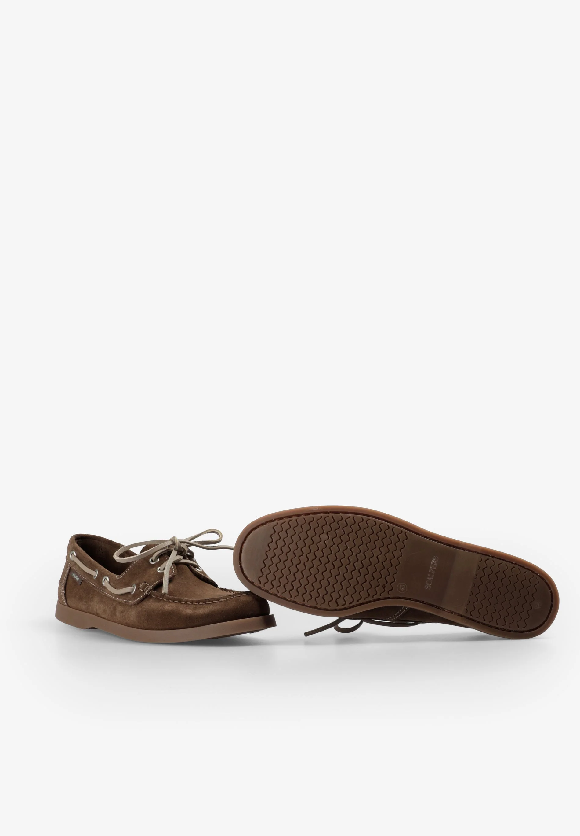 CONTRAST SUEDE BOAT SHOES - Image 5