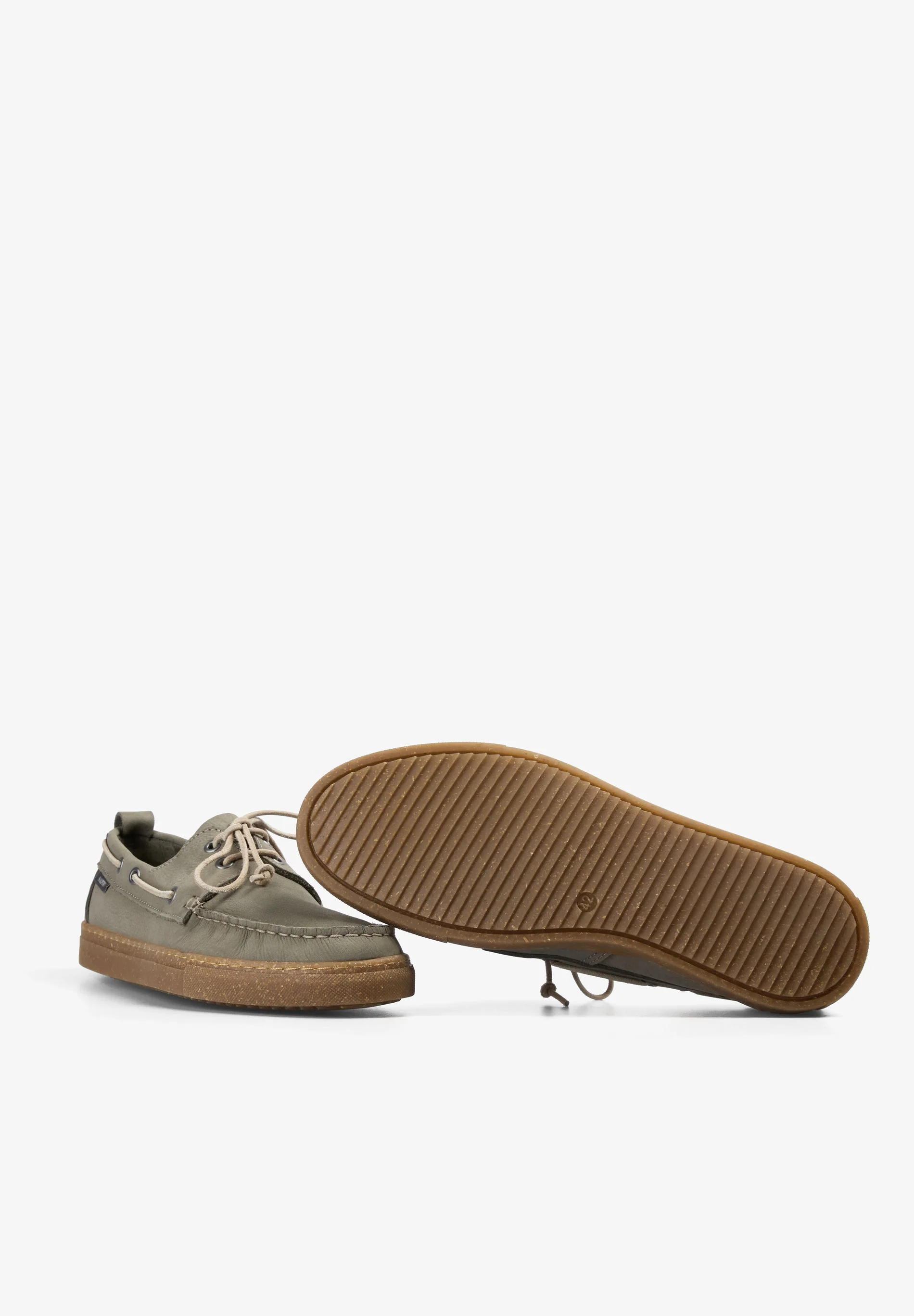 100% RECYCLED LEATHER BOAT SHOES - Image 4