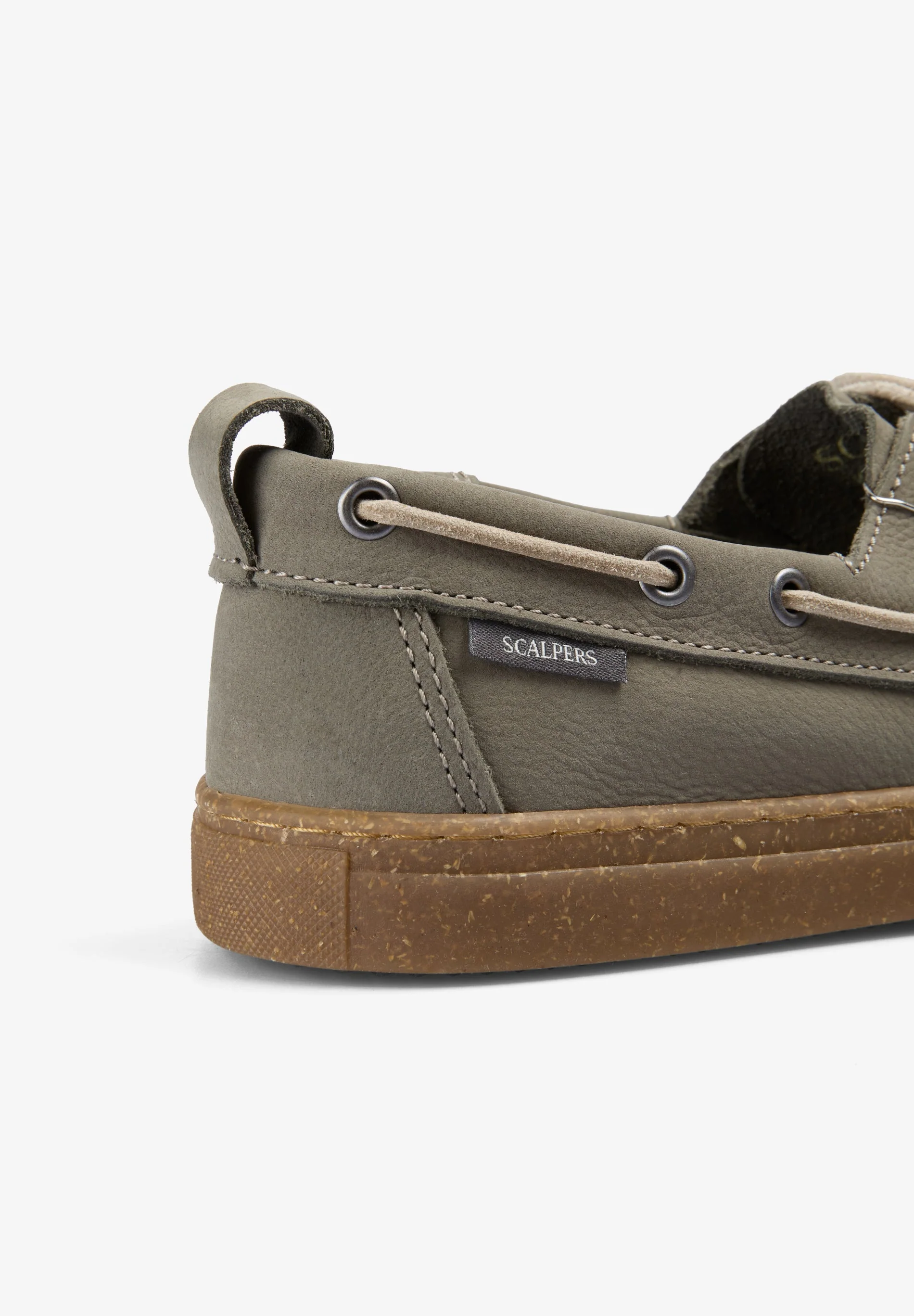 100% RECYCLED LEATHER BOAT SHOES - Image 5