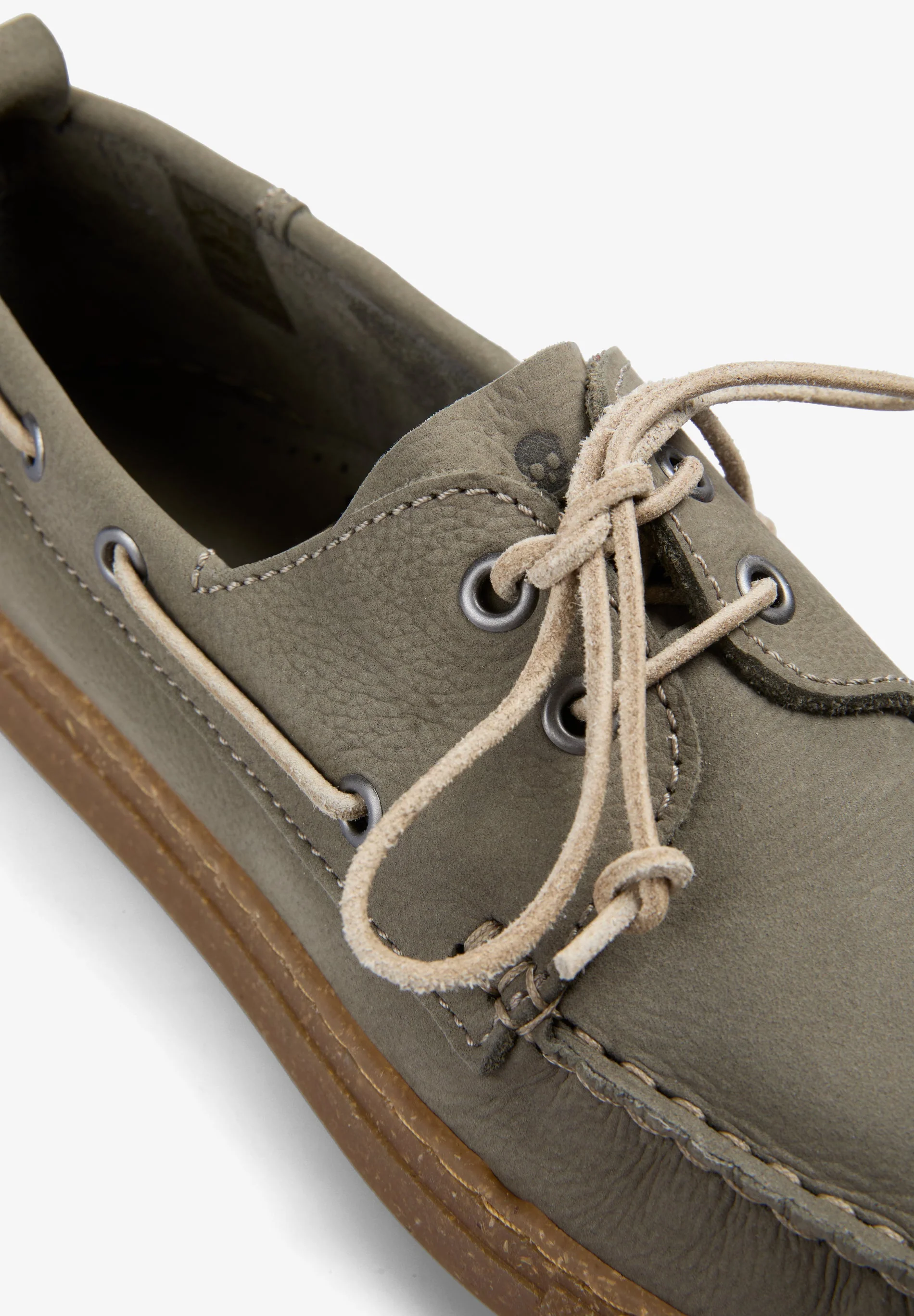 100% RECYCLED LEATHER BOAT SHOES - Image 6