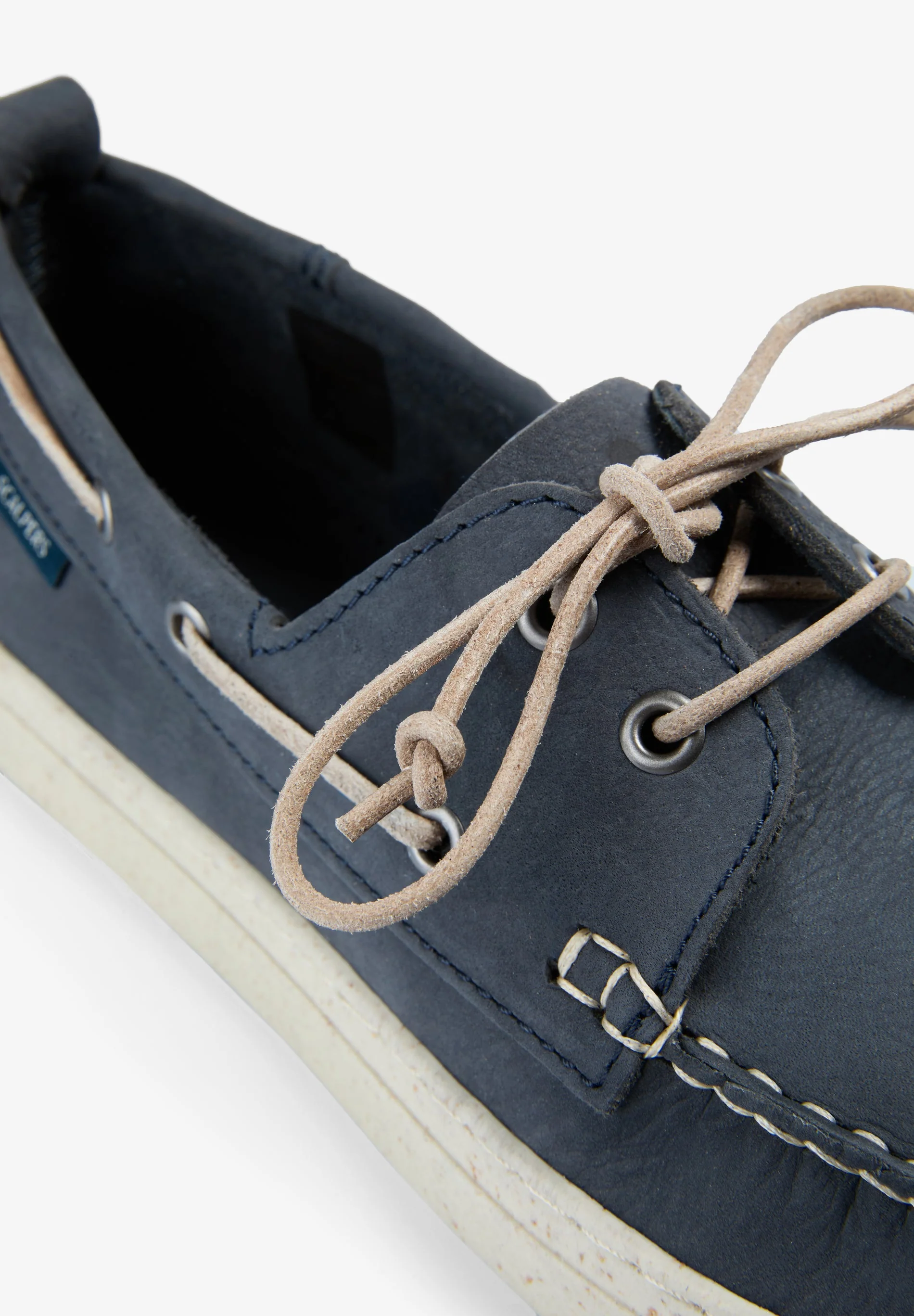 100% RECYCLED LEATHER BOAT SHOES - Image 6