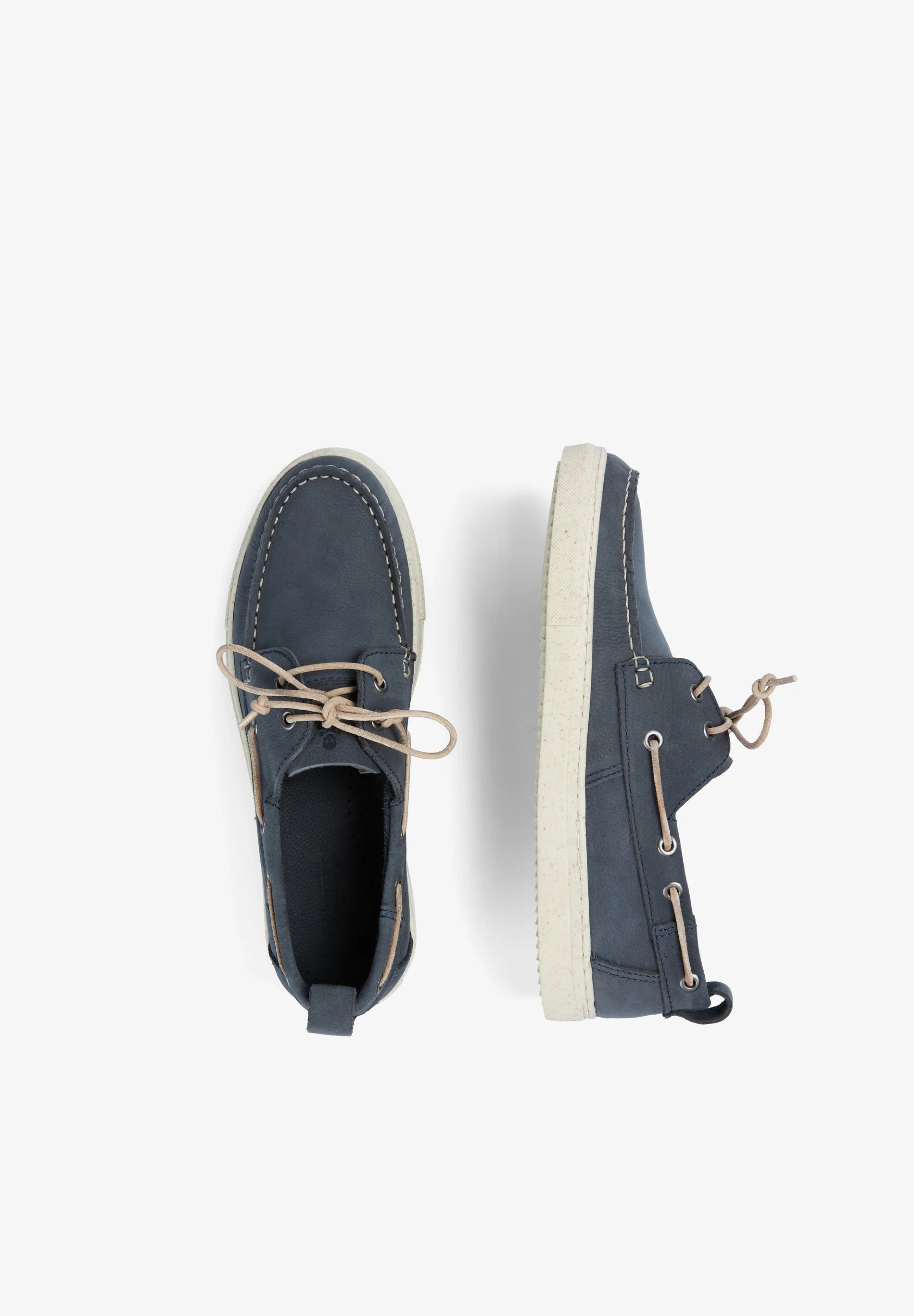 100% RECYCLED LEATHER BOAT SHOES - Image 8
