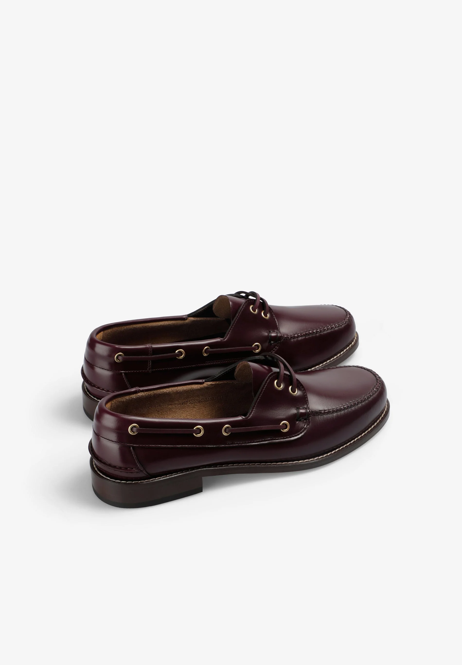 LEATHER DECK SHOES - Image 4