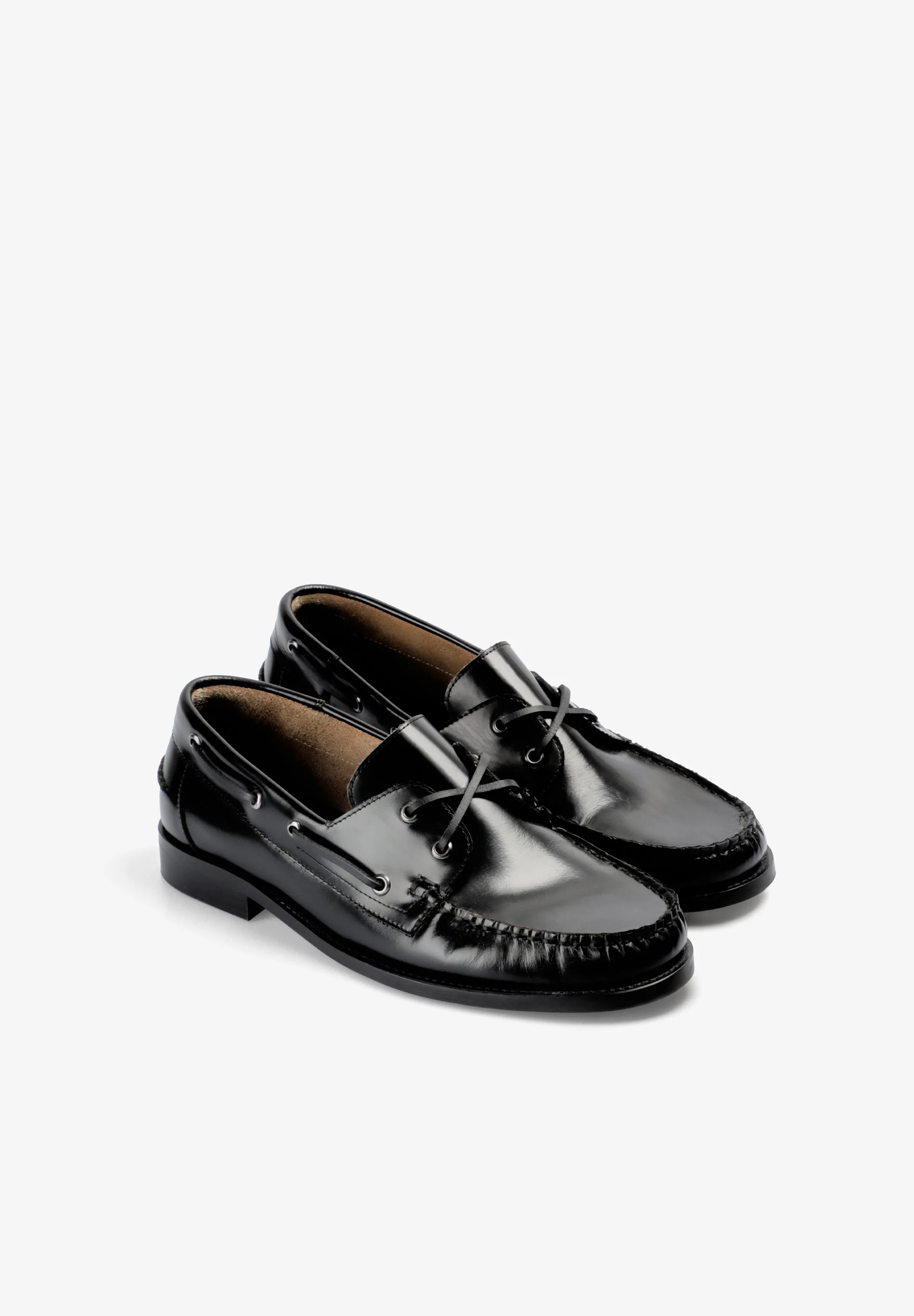 LEATHER DECK SHOES - Image 2
