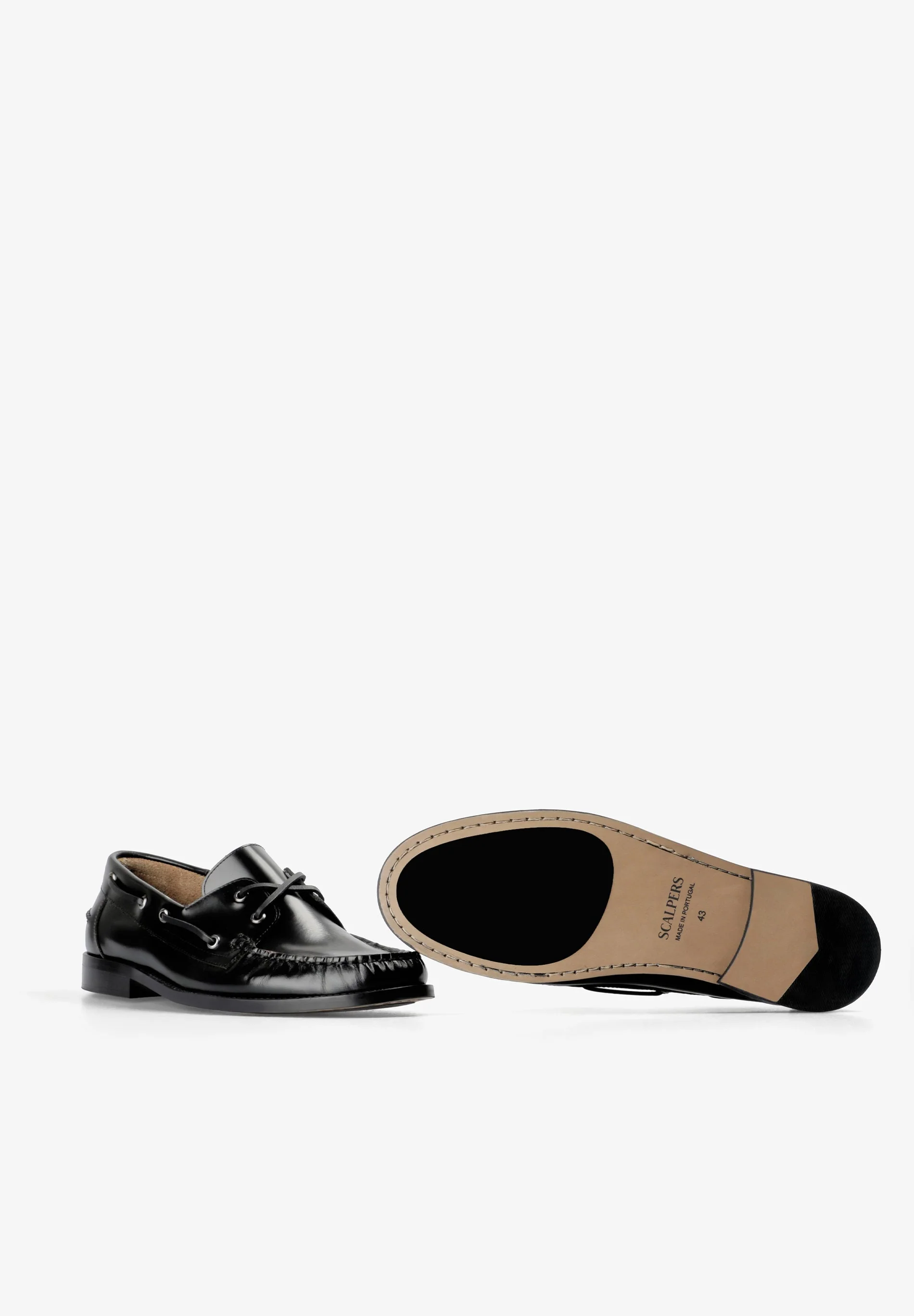 LEATHER DECK SHOES - Image 4