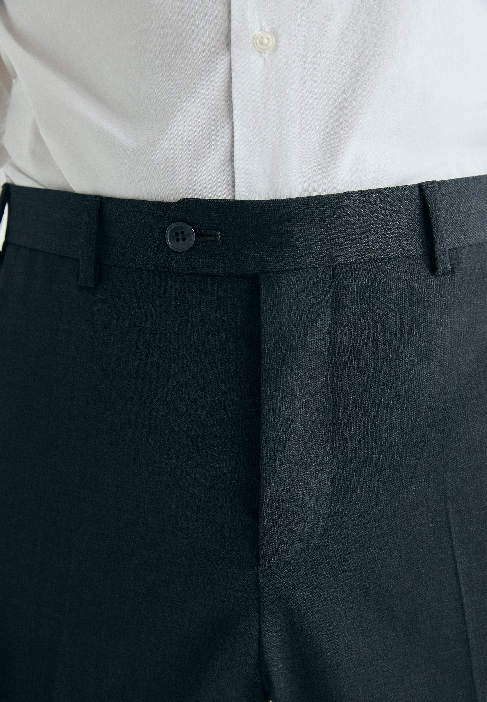 ZIGNONE COLD WOOL SUIT TROUSERS - Image 3