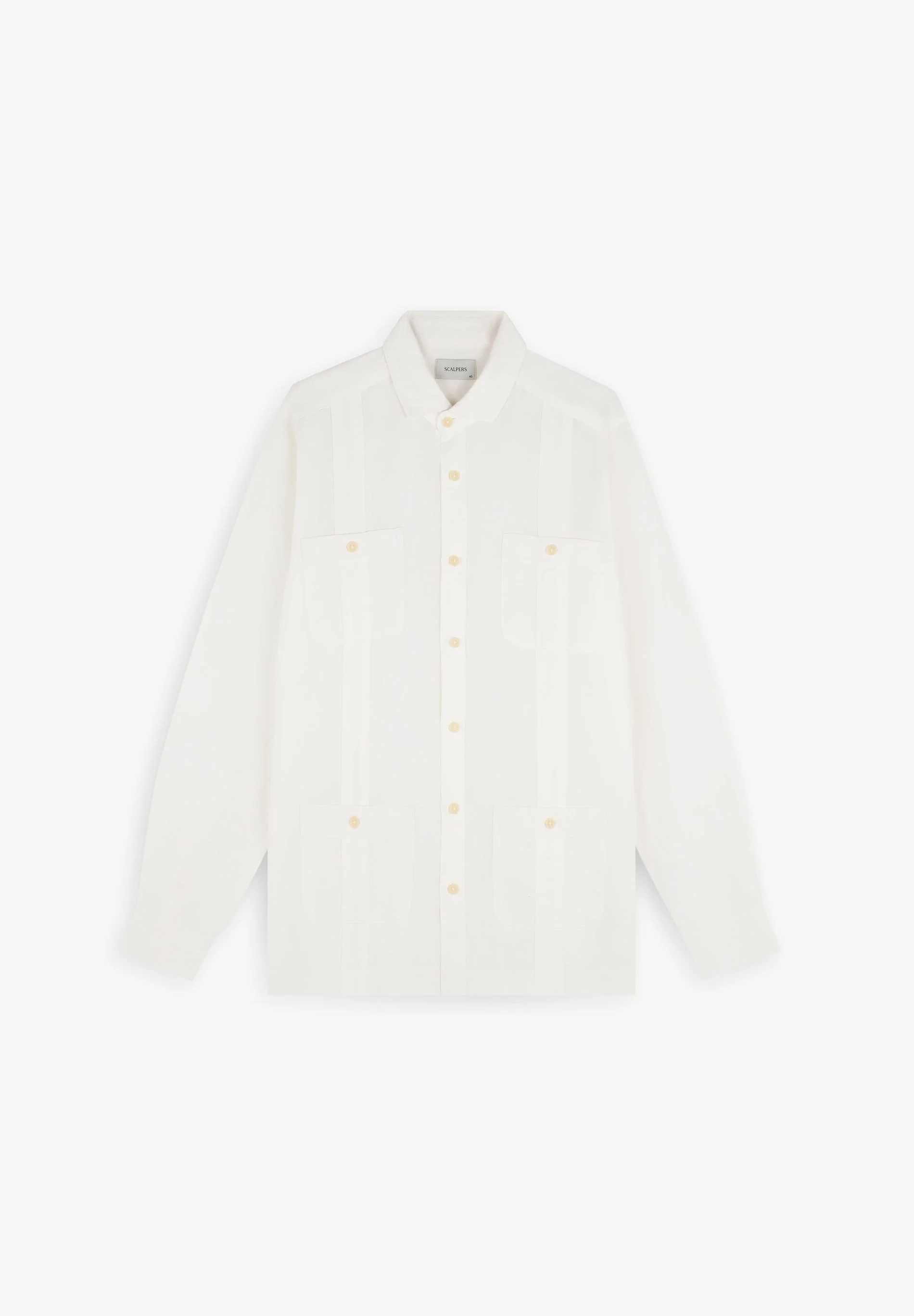 LINEN SAFARI SHIRT