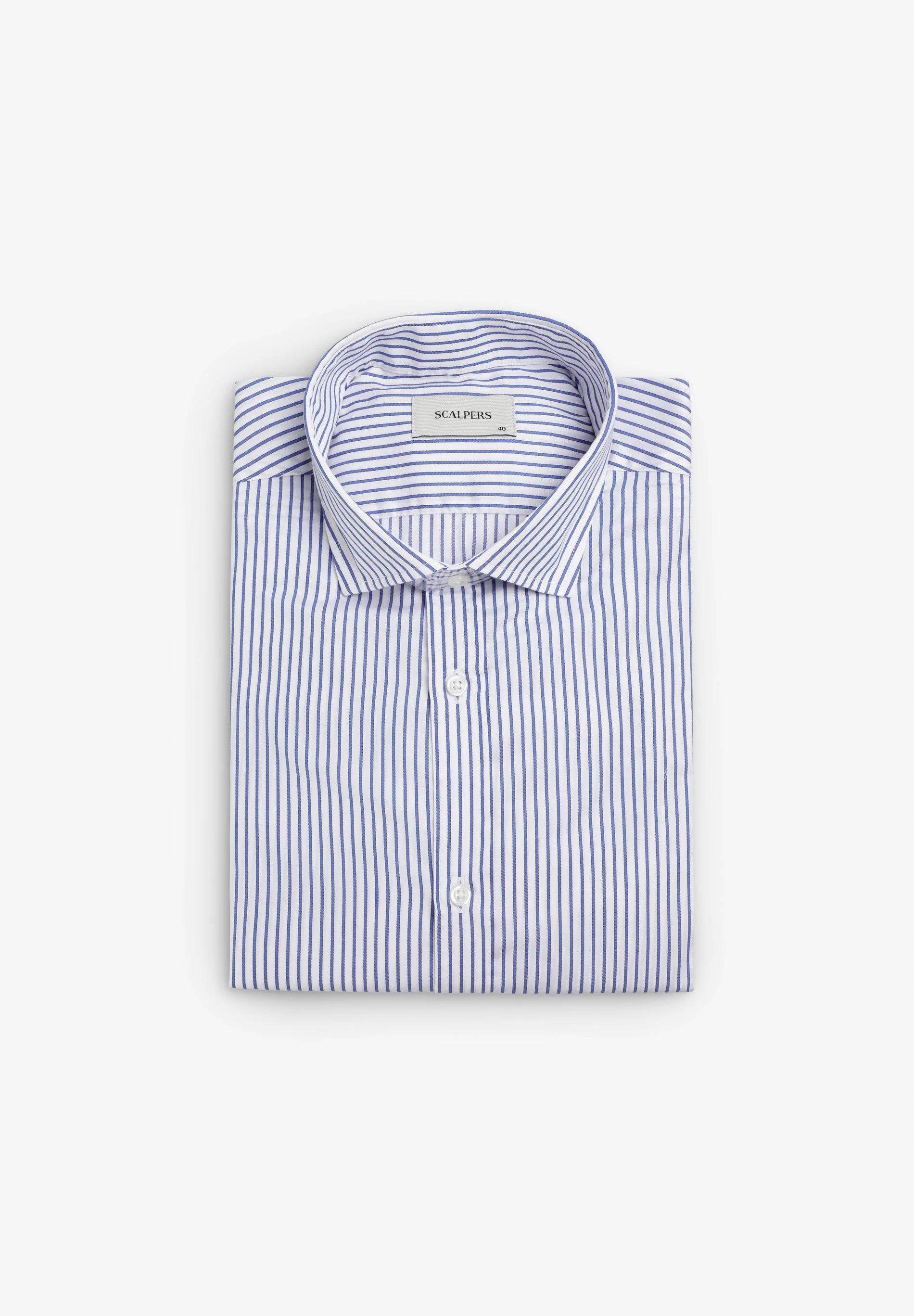 SLIM FIT CONTRAST EMBROIDERED SHIRT - Image 3