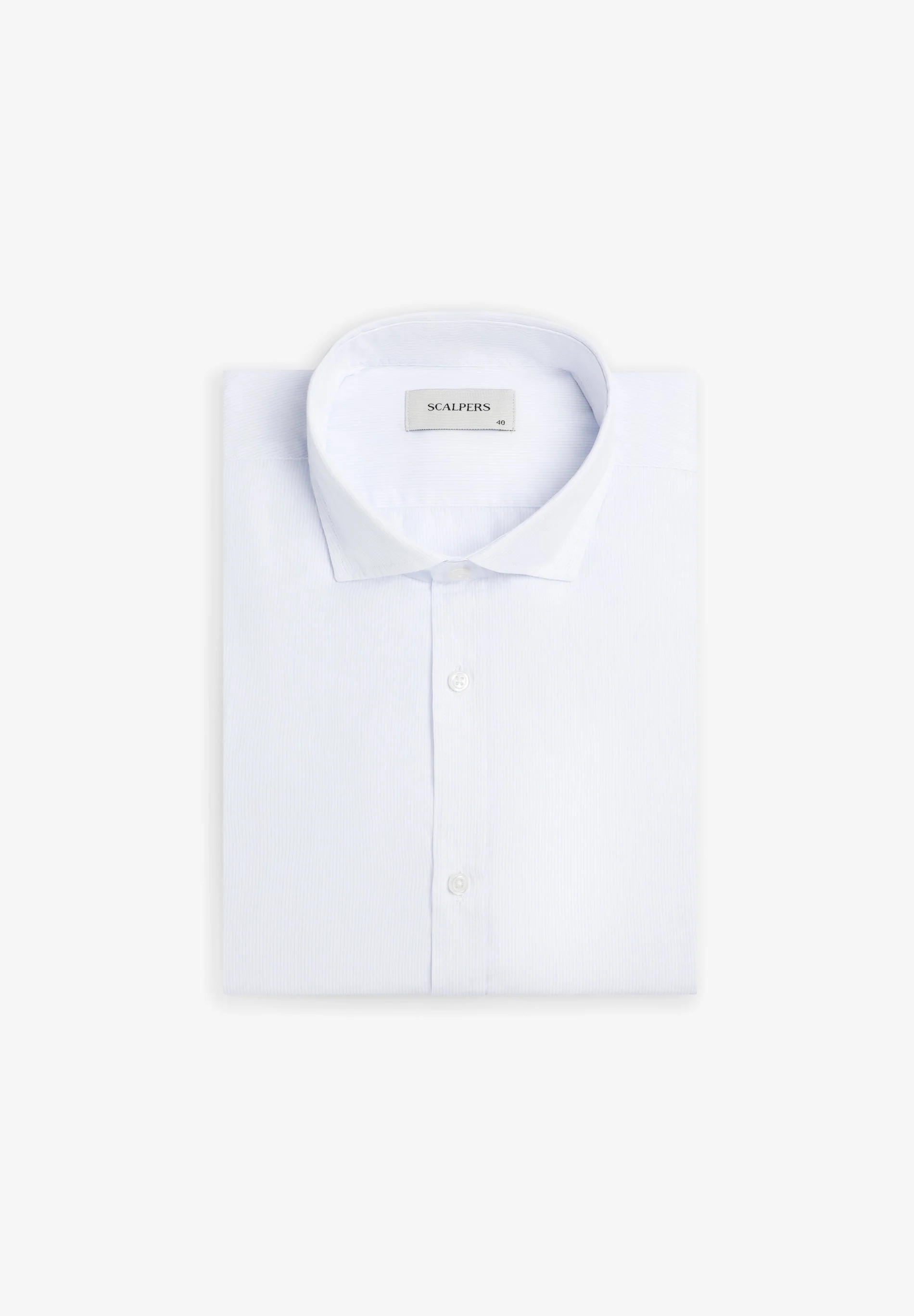 SLIM FIT CONTRAST EMBROIDERED SHIRT - Image 3