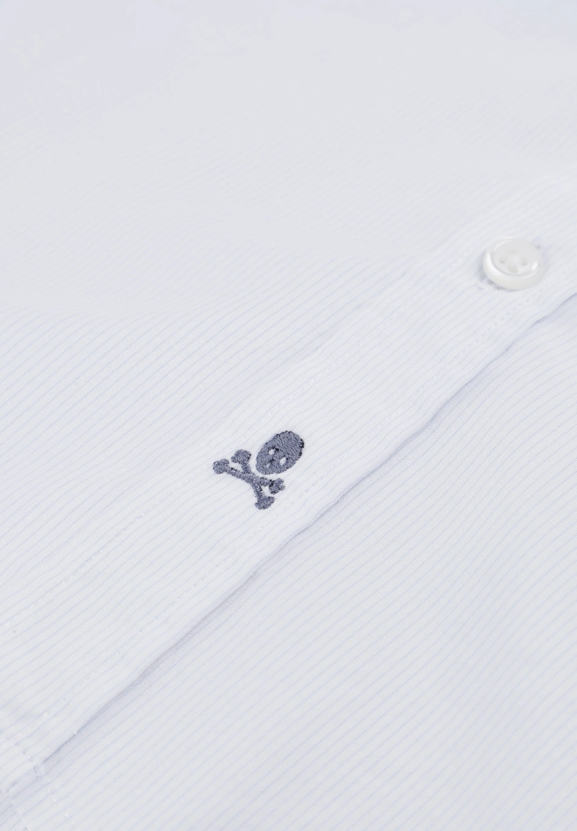 SLIM FIT CONTRAST EMBROIDERED SHIRT - Image 5