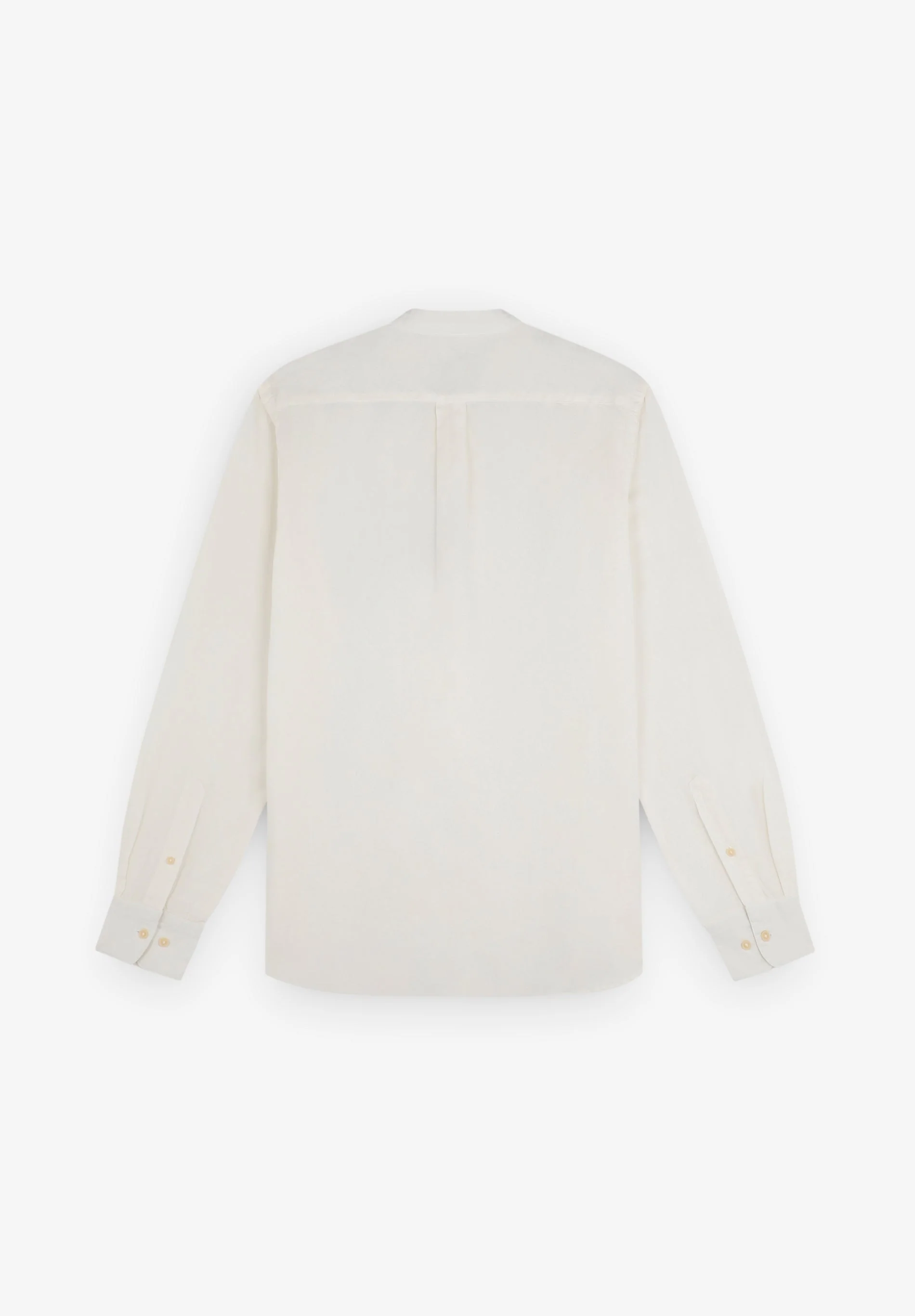 LINEN SHIRT WITH STAND-UP COLLAR - Image 2