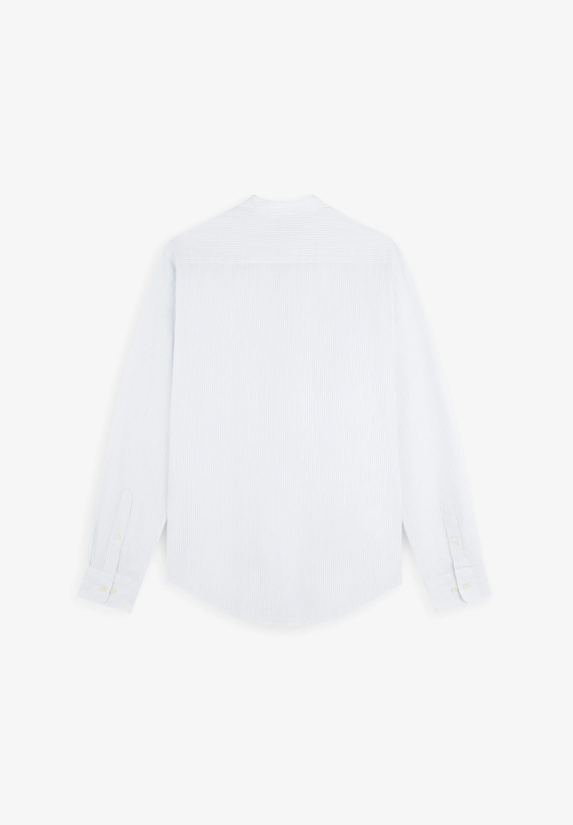STRIPE SHIRT WITH STAND-UP COLLAR - Image 2
