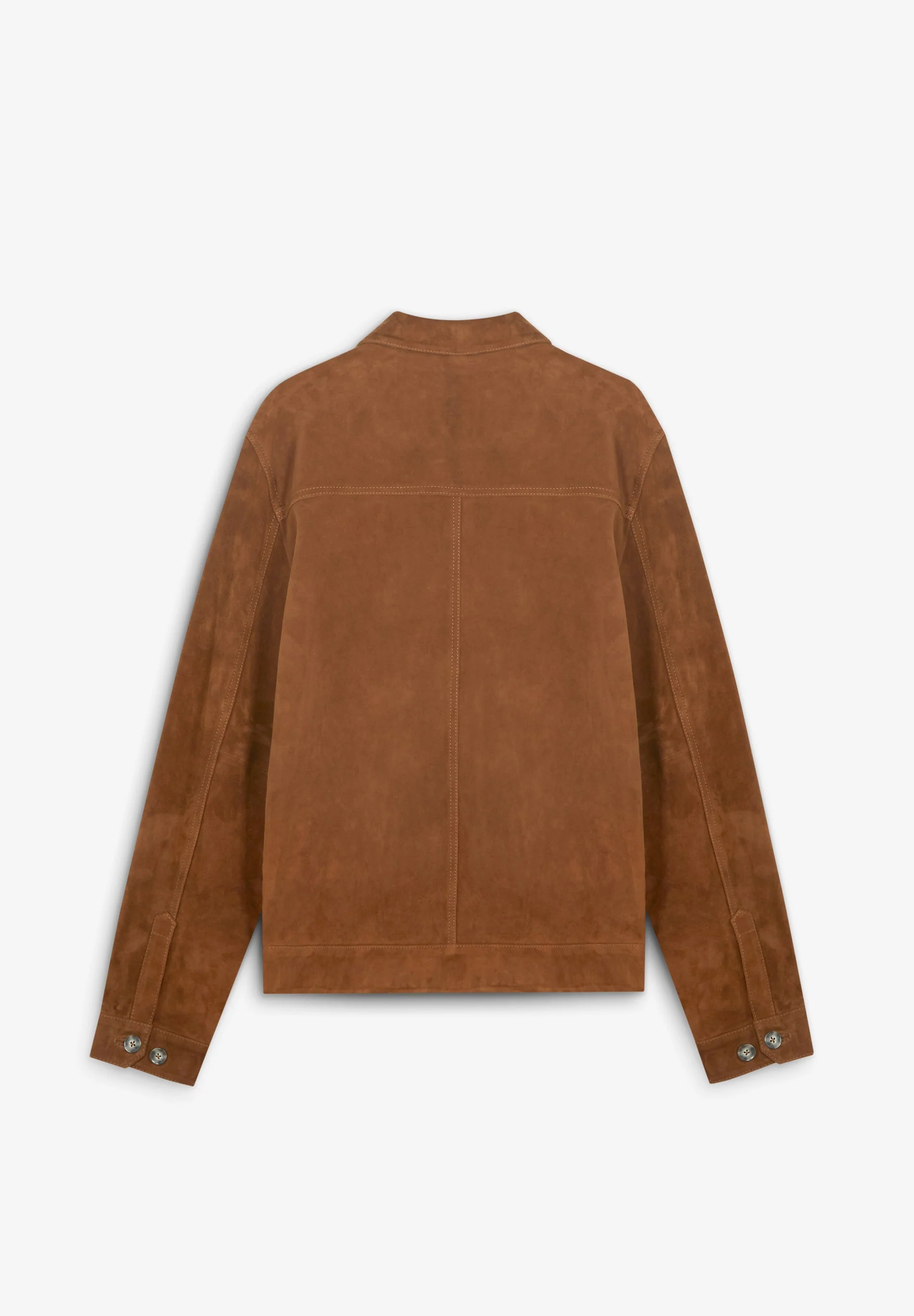 LEATHER JACKET WITH BUTTONS - Image 2