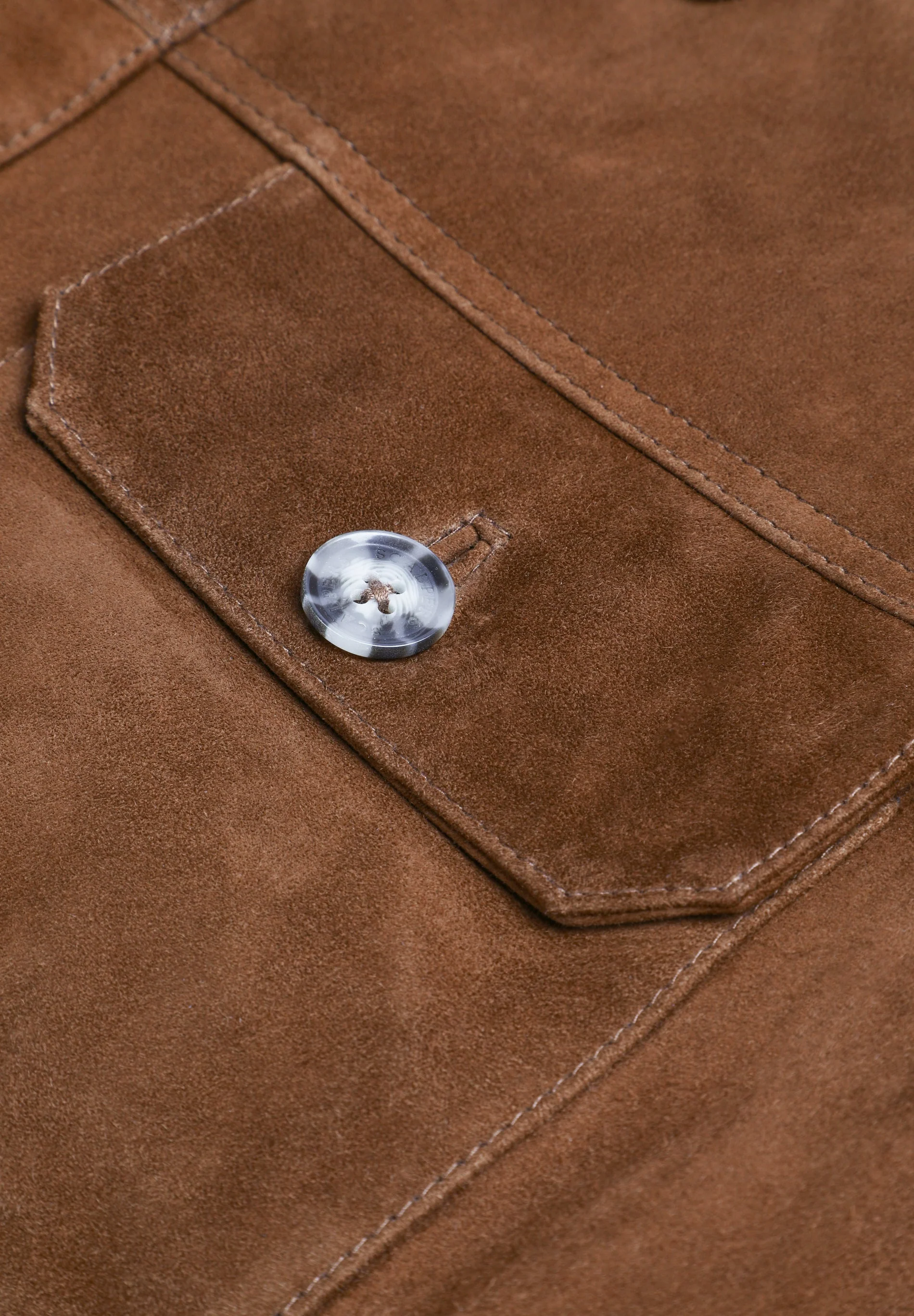 LEATHER JACKET WITH BUTTONS - Image 3