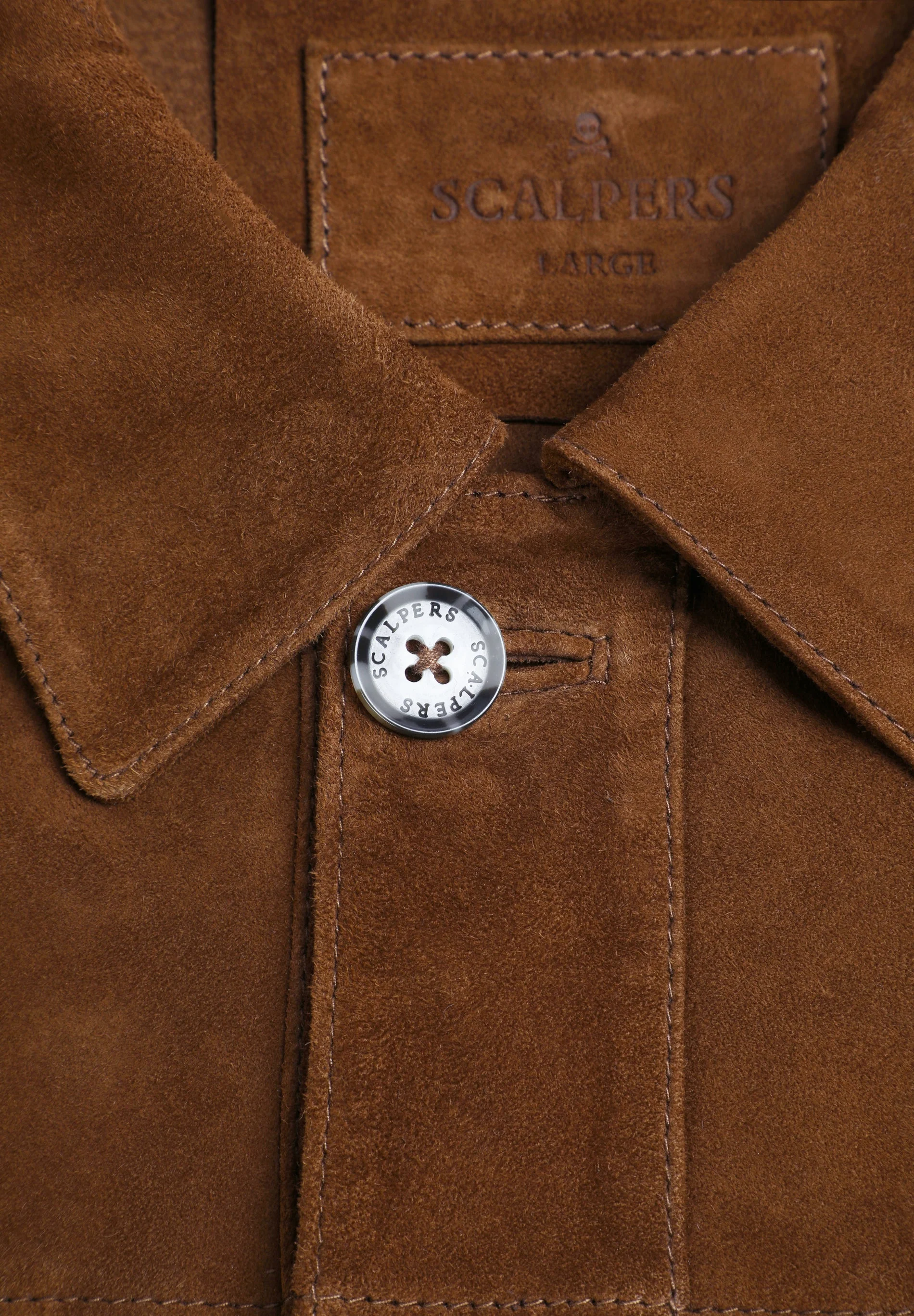 LEATHER JACKET WITH BUTTONS - Image 6