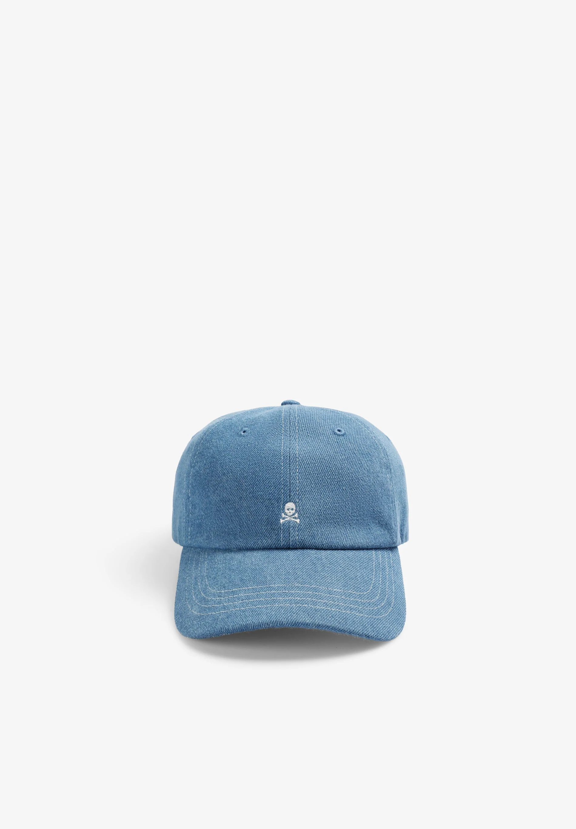 CONTRAST DENIM CAP - Image 2