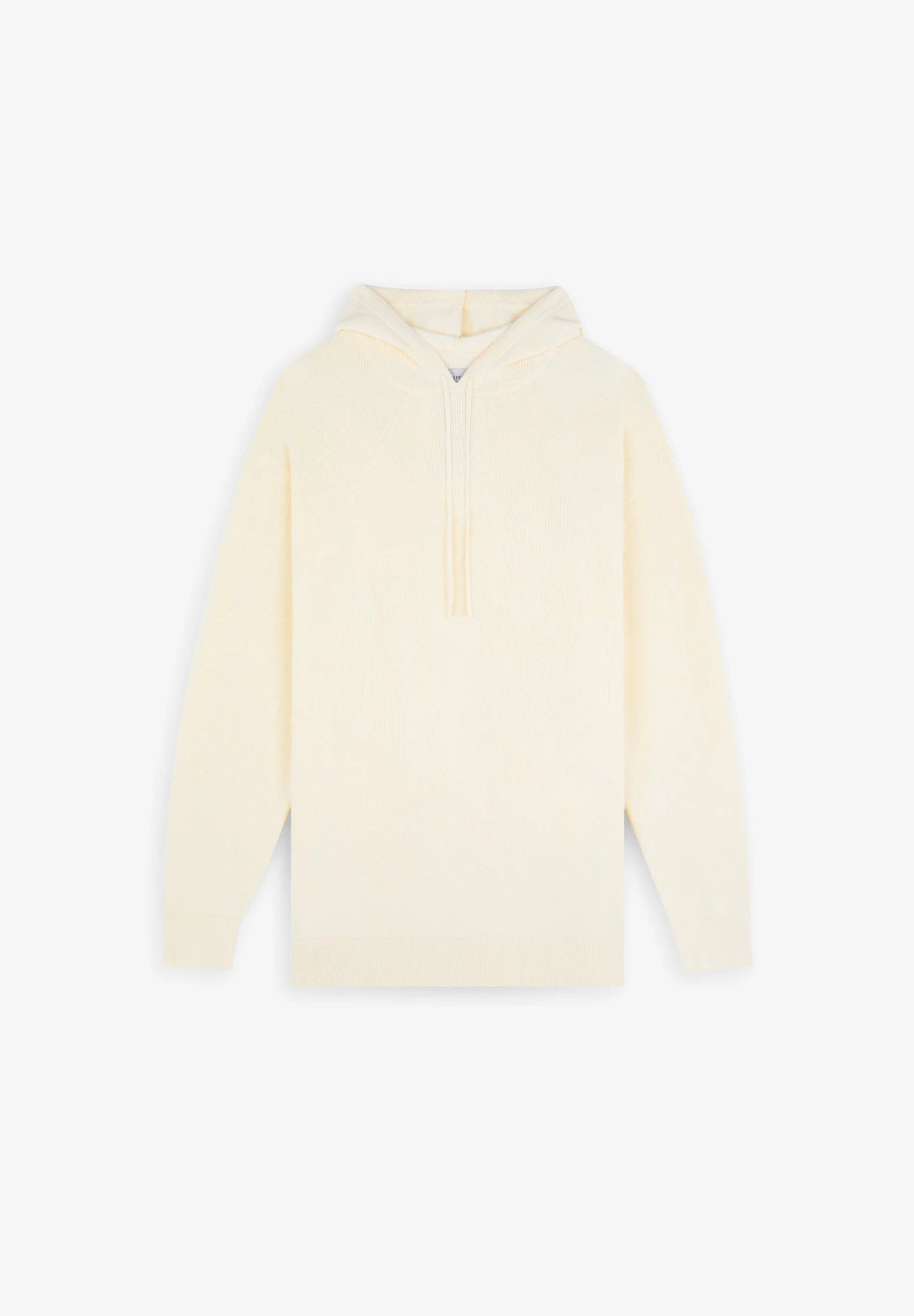 COTTON KNIT HOODIE