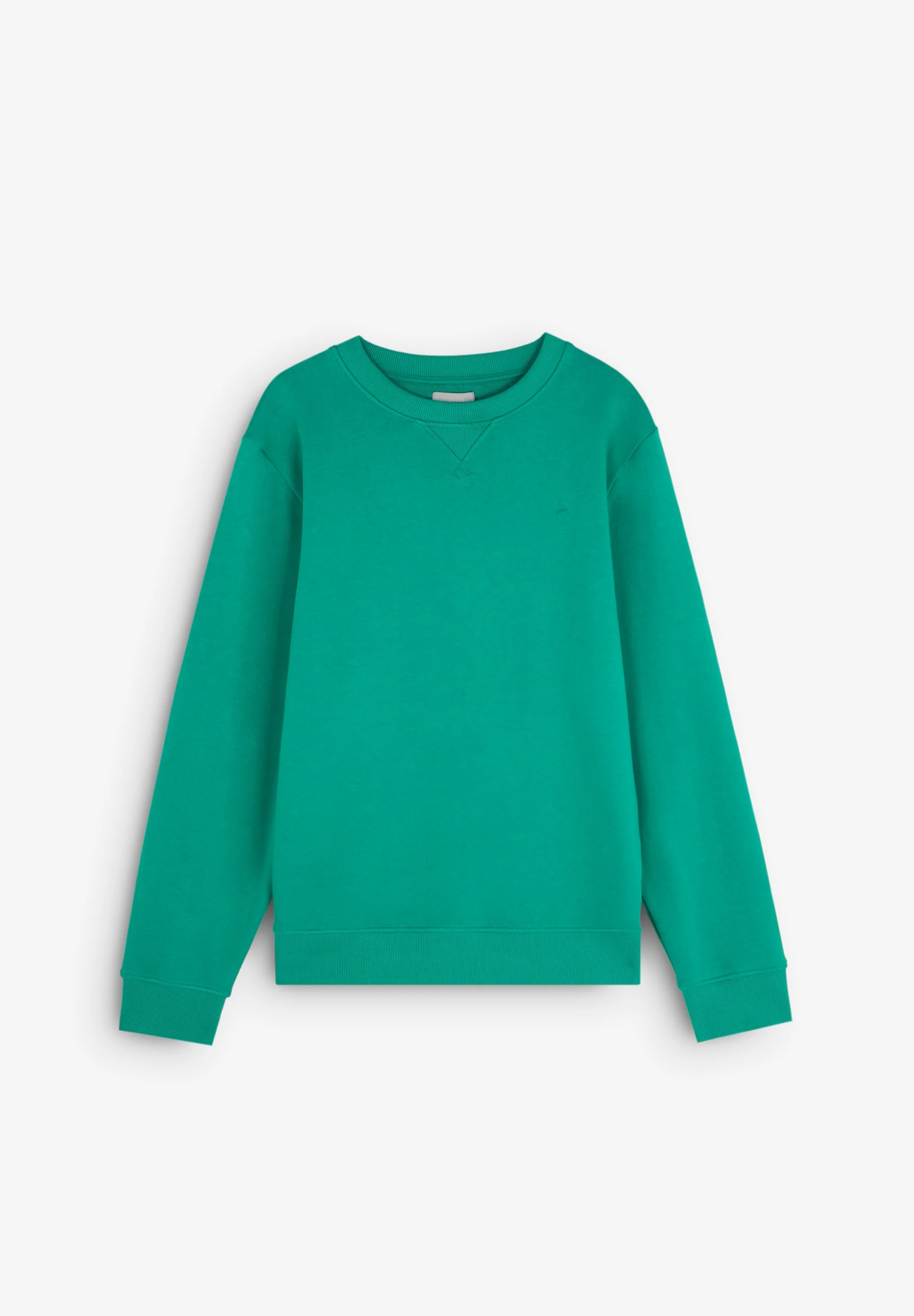 BASIC SWEATSHIRT WITH EMBROIDERED SKULL