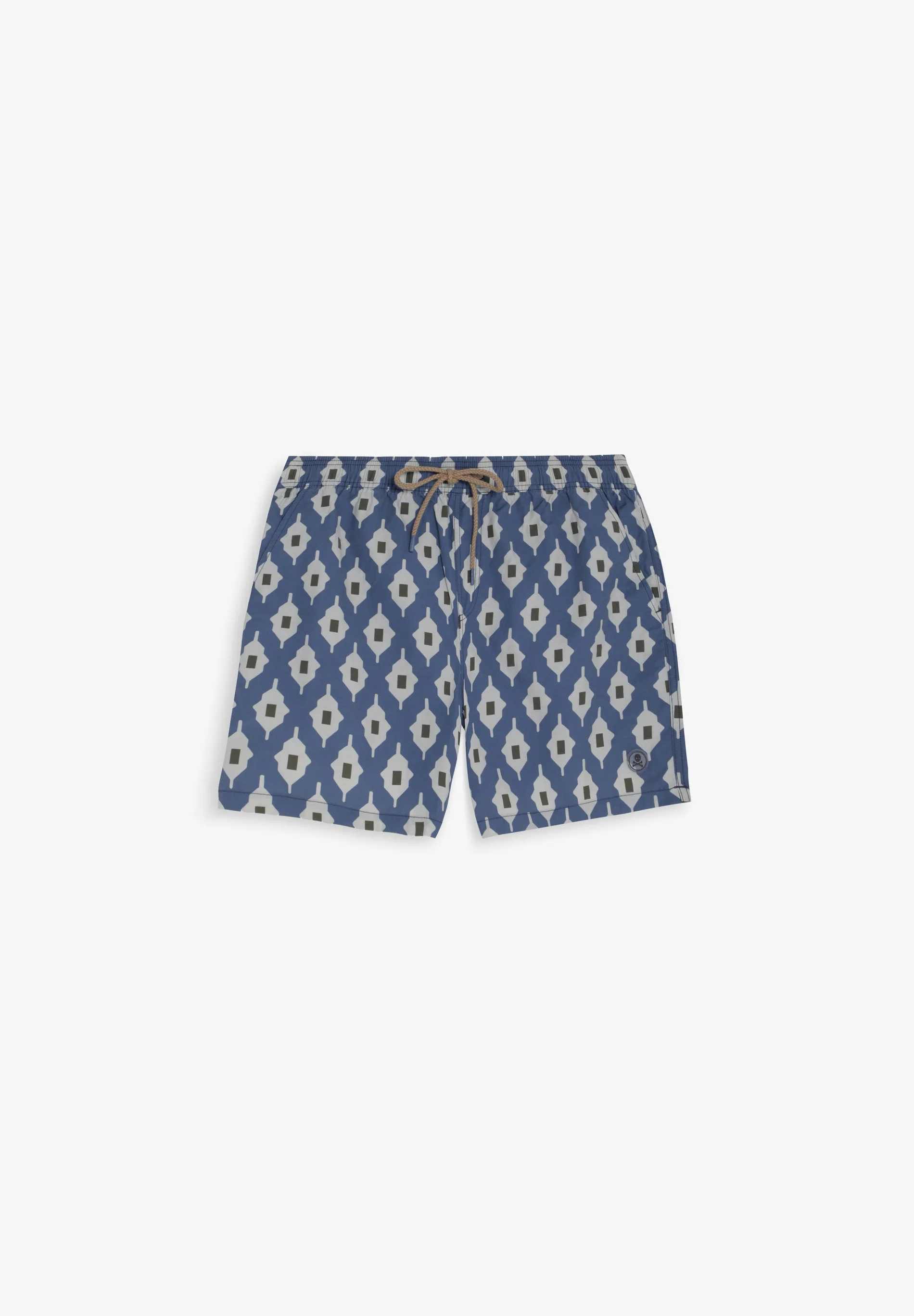 GEOMETRIC PRINT SWIMMING TRUNKS - Image 7