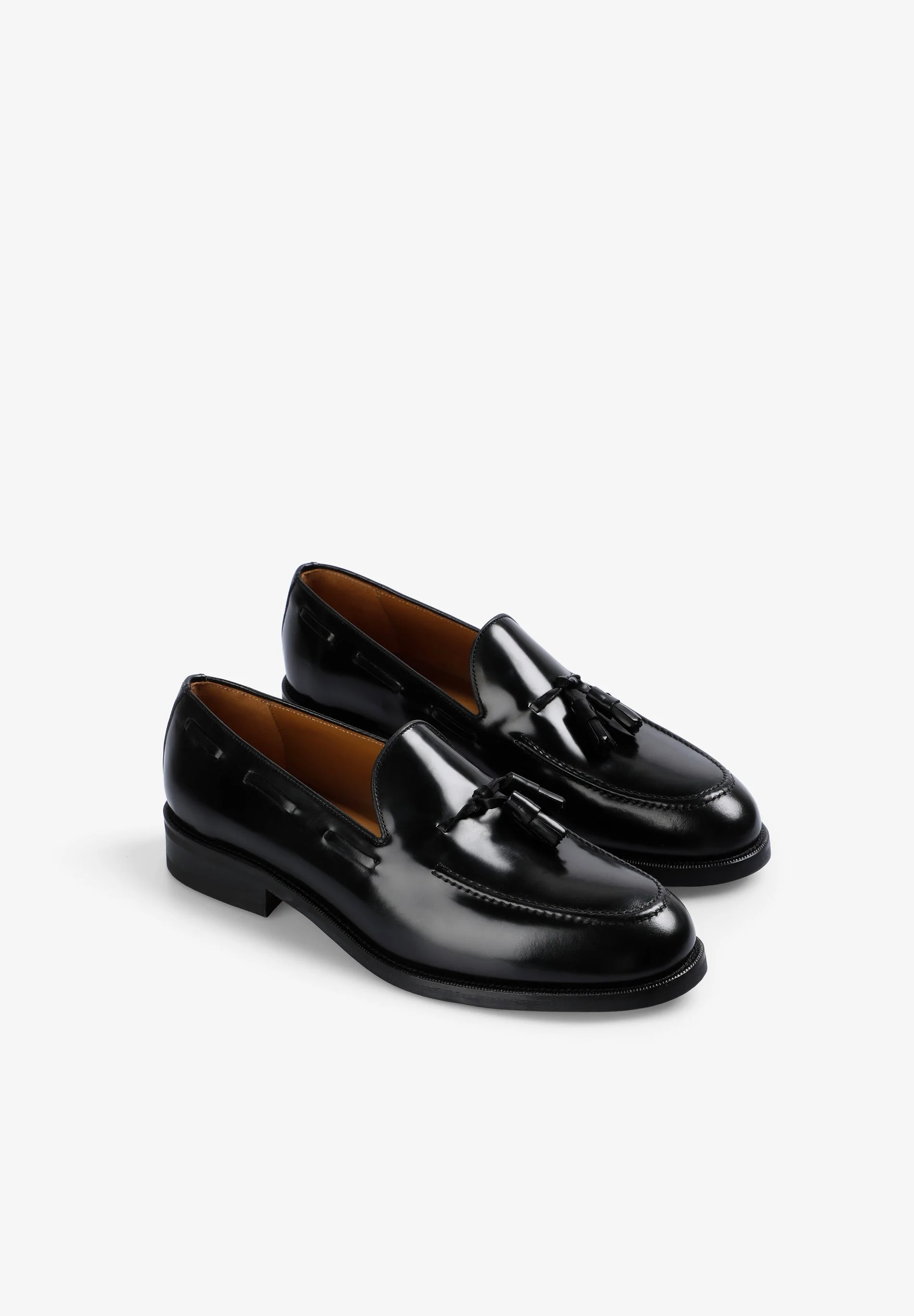 SMART LEATHER LOAFERS WITH TASSELS - Image 3