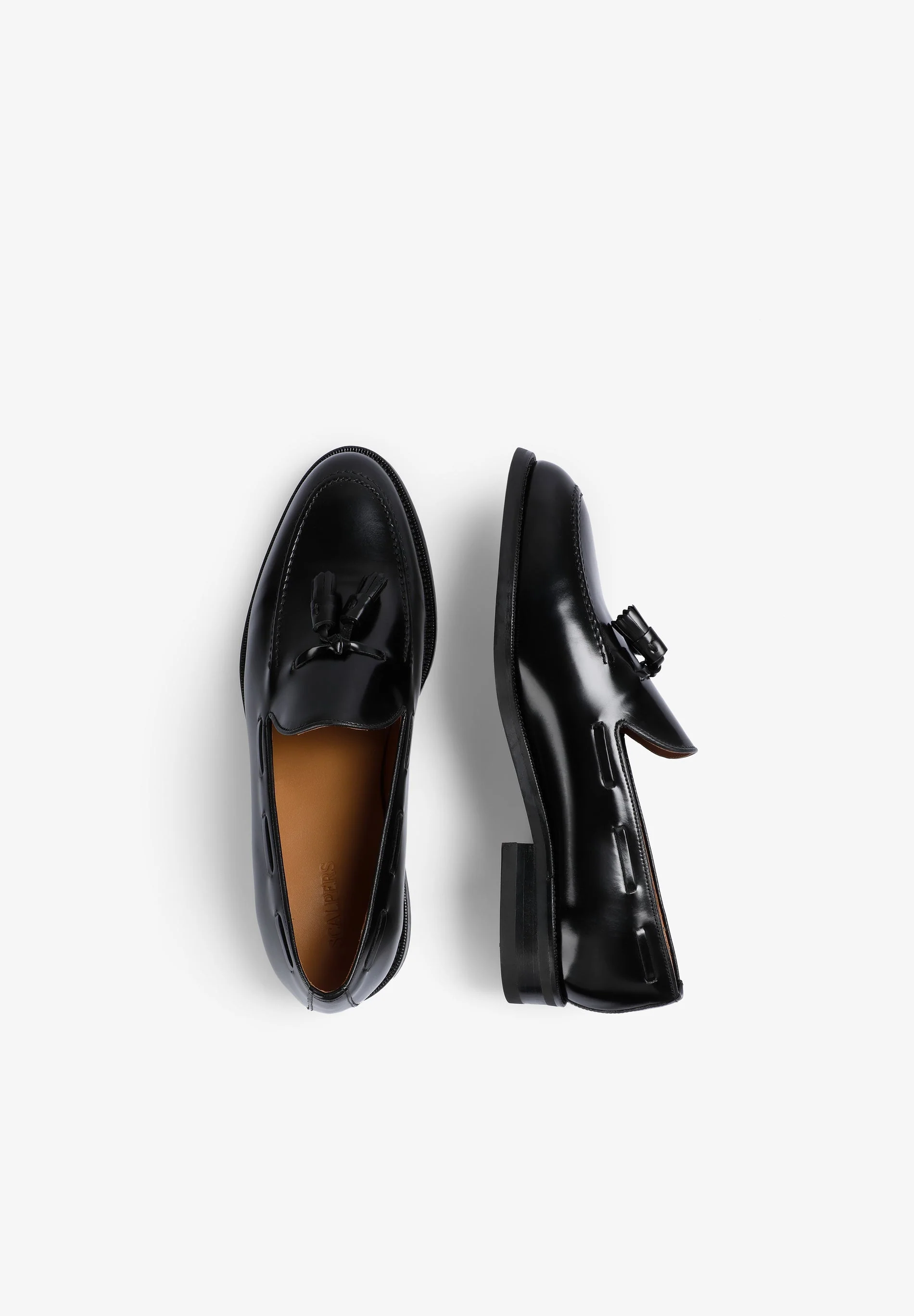 SMART LEATHER LOAFERS WITH TASSELS - Image 9