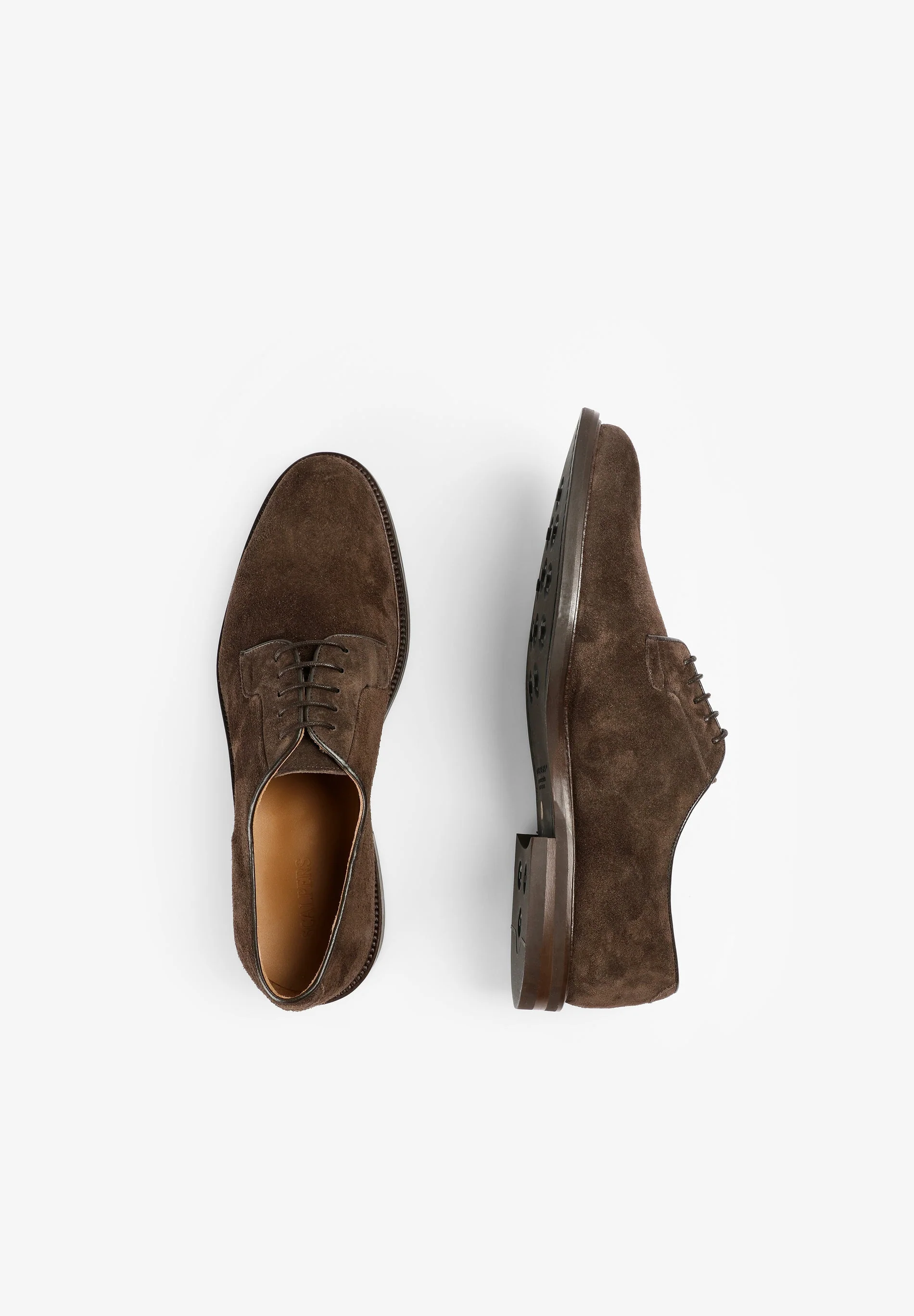 SUEDE DERBY SHOES - Image 9