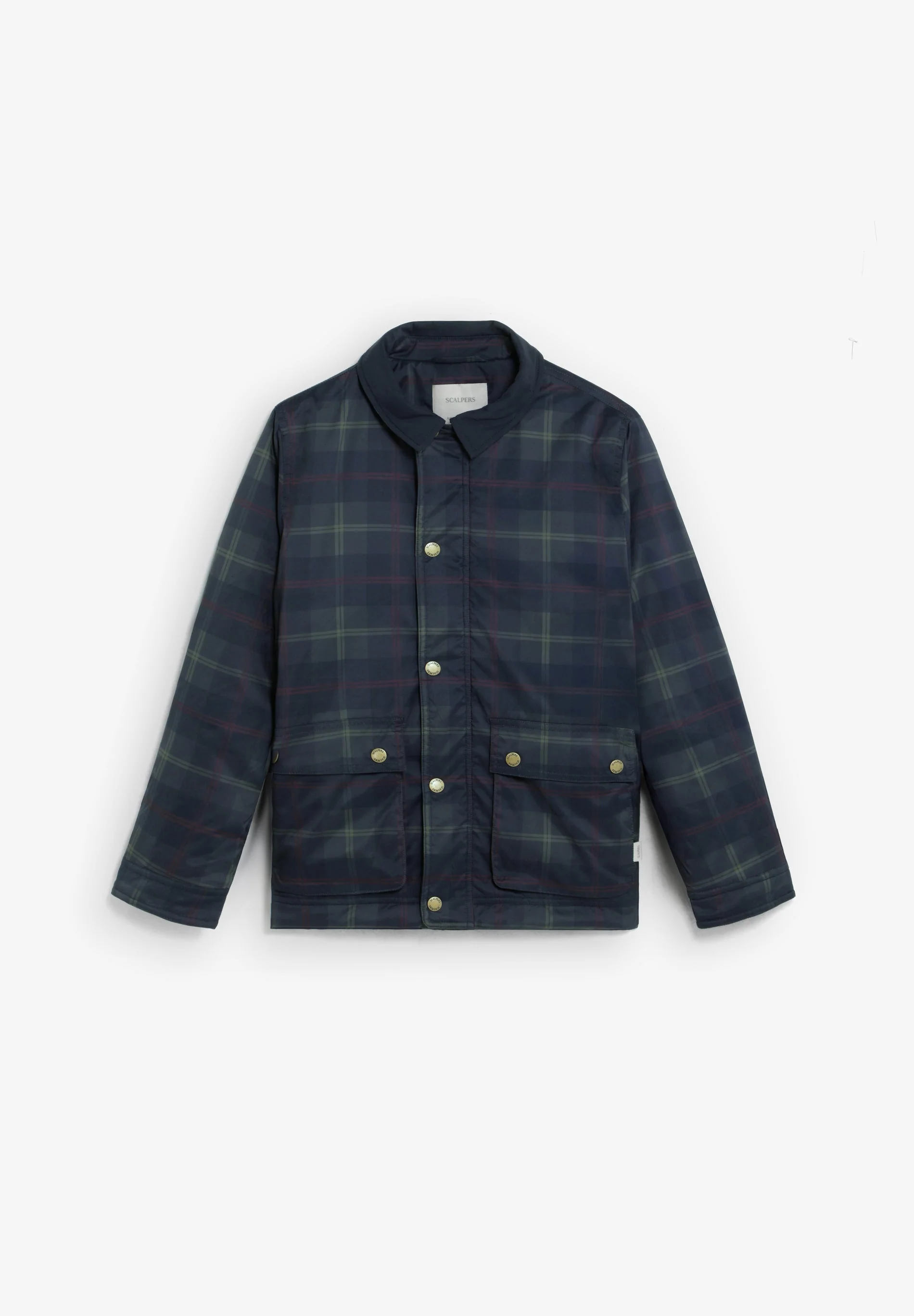 CHECK WAXED JACKET - Image 3