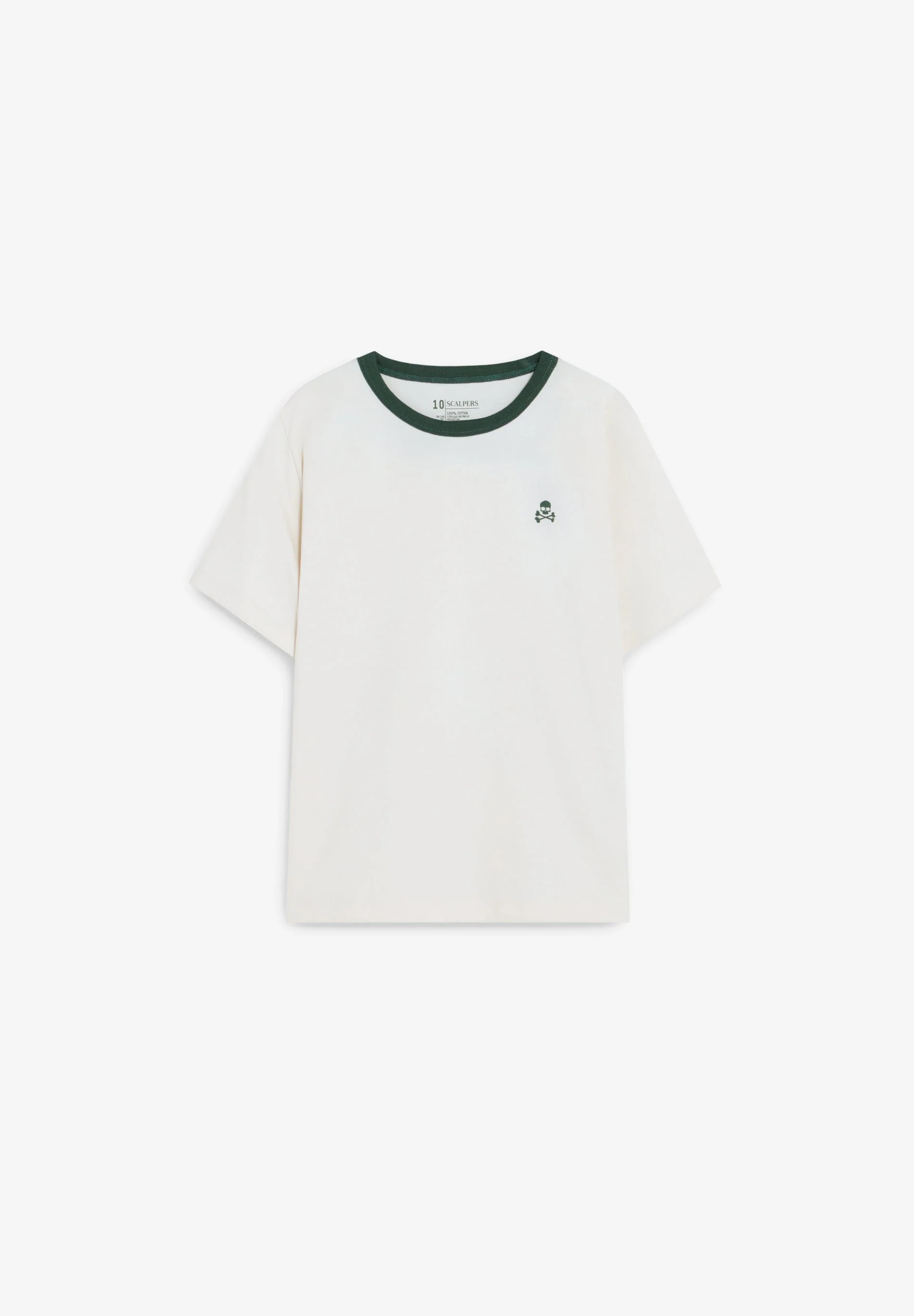 CONTRAST COLLAR T-SHIRT - Image 3
