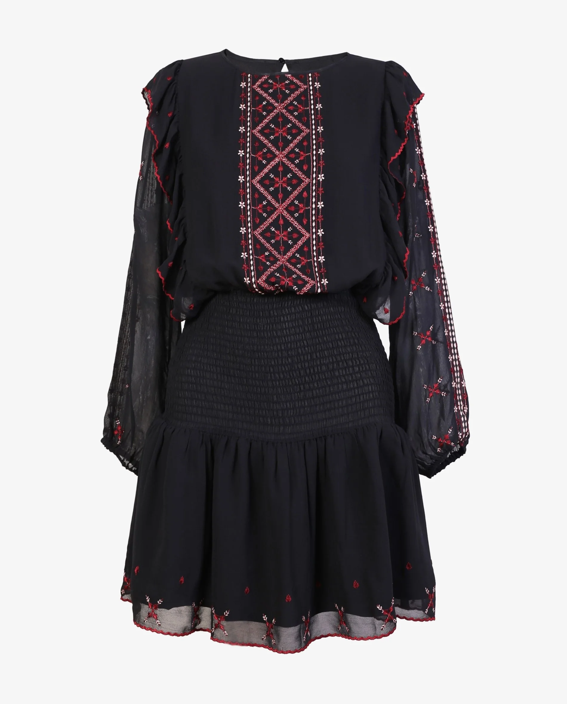 MINI DRESS WITH EMBROIDERY - Image 9