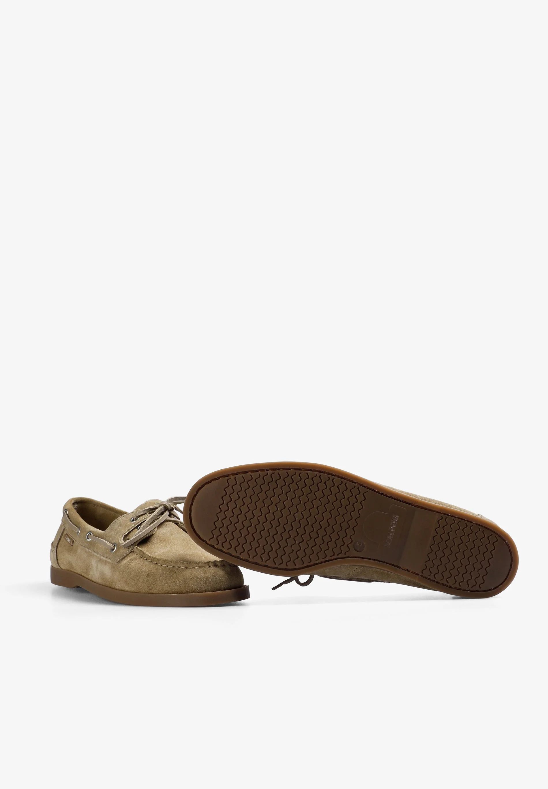 PLAIN LEATHER DECK SHOES - Image 4
