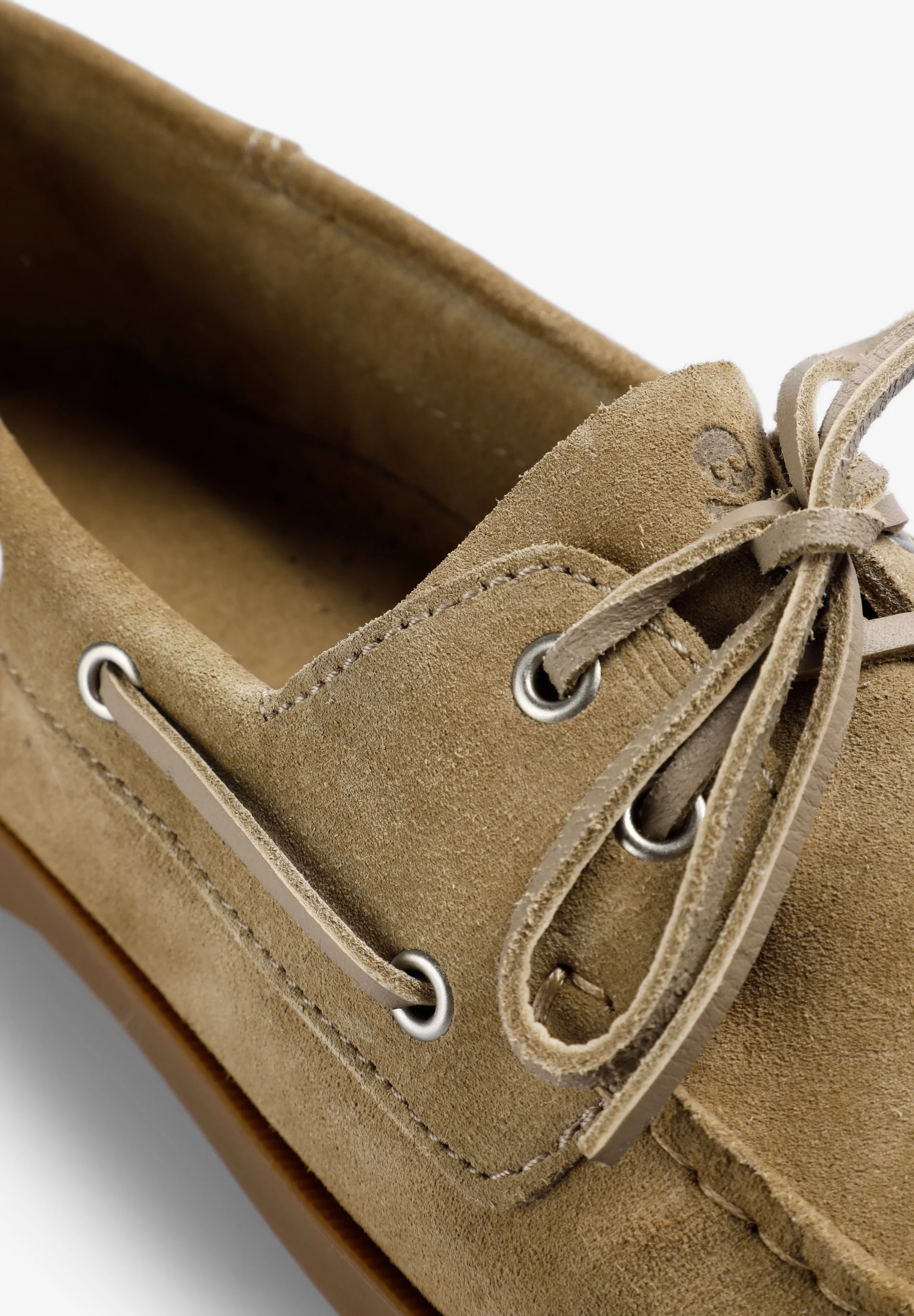 PLAIN LEATHER DECK SHOES - Image 6