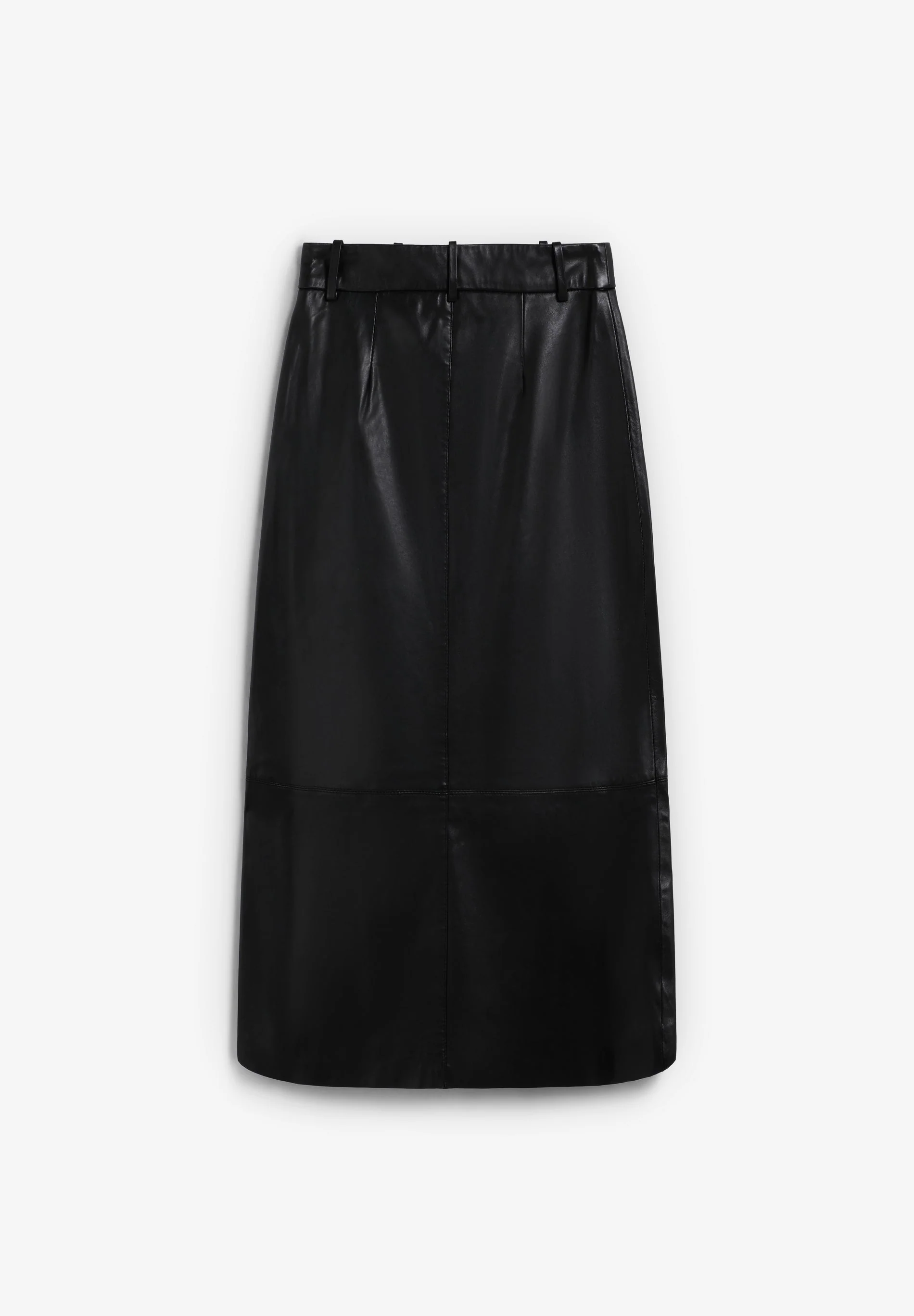 LEATHER MIDI SKIRT - Image 6