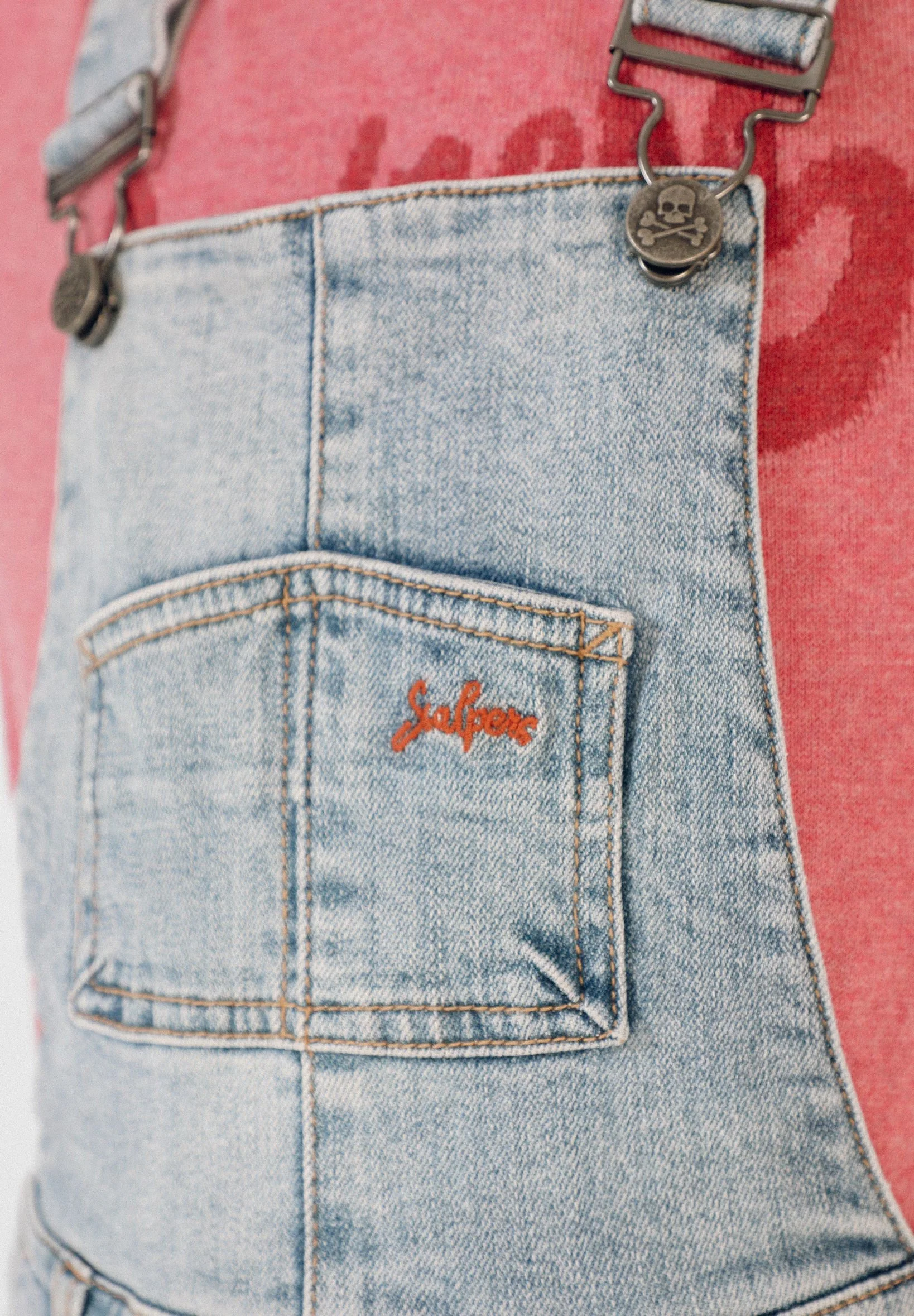 DENIM DUNGAREES - Image 4
