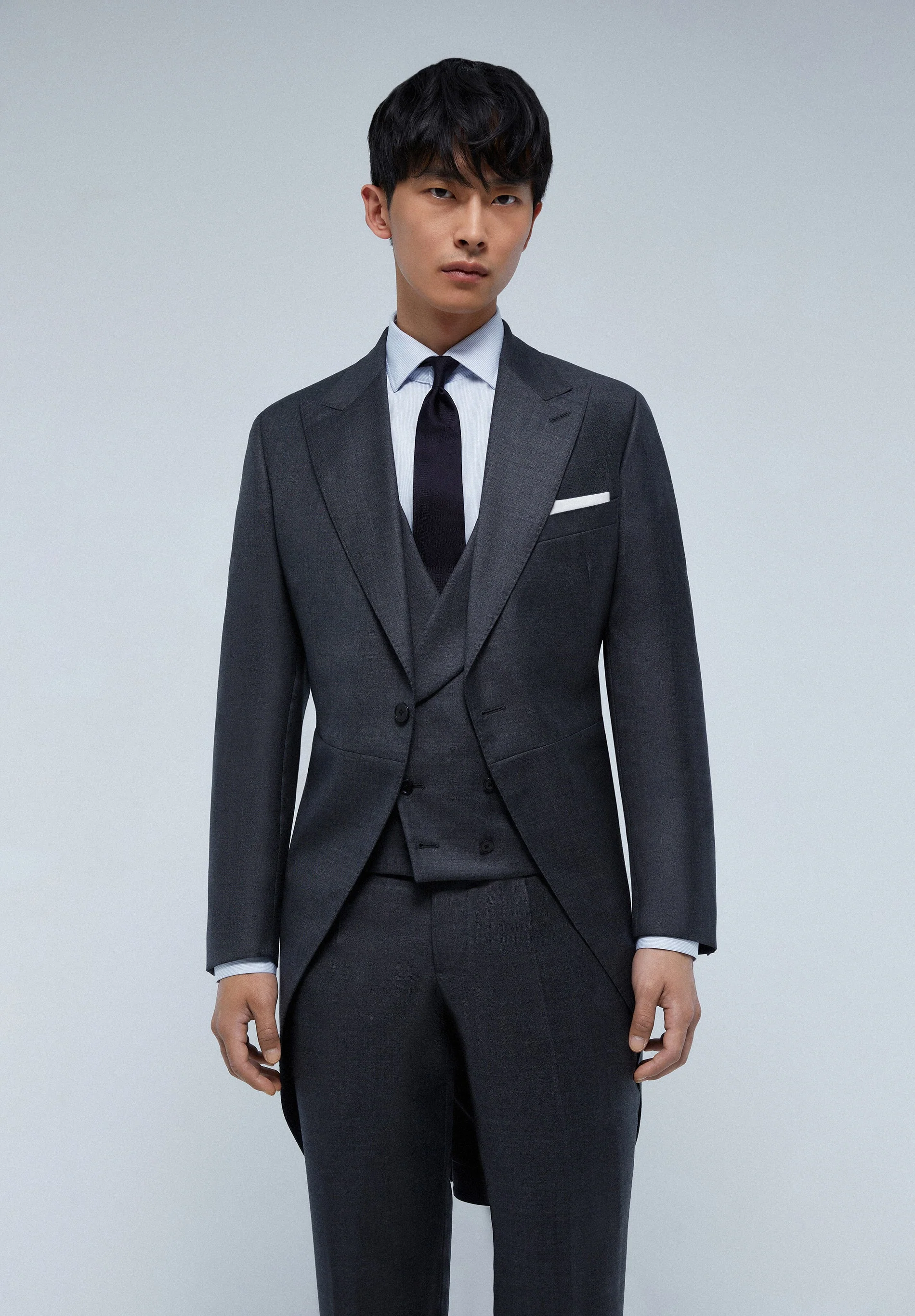 THREE-PIECE WOOL MORNING COAT - Image 2