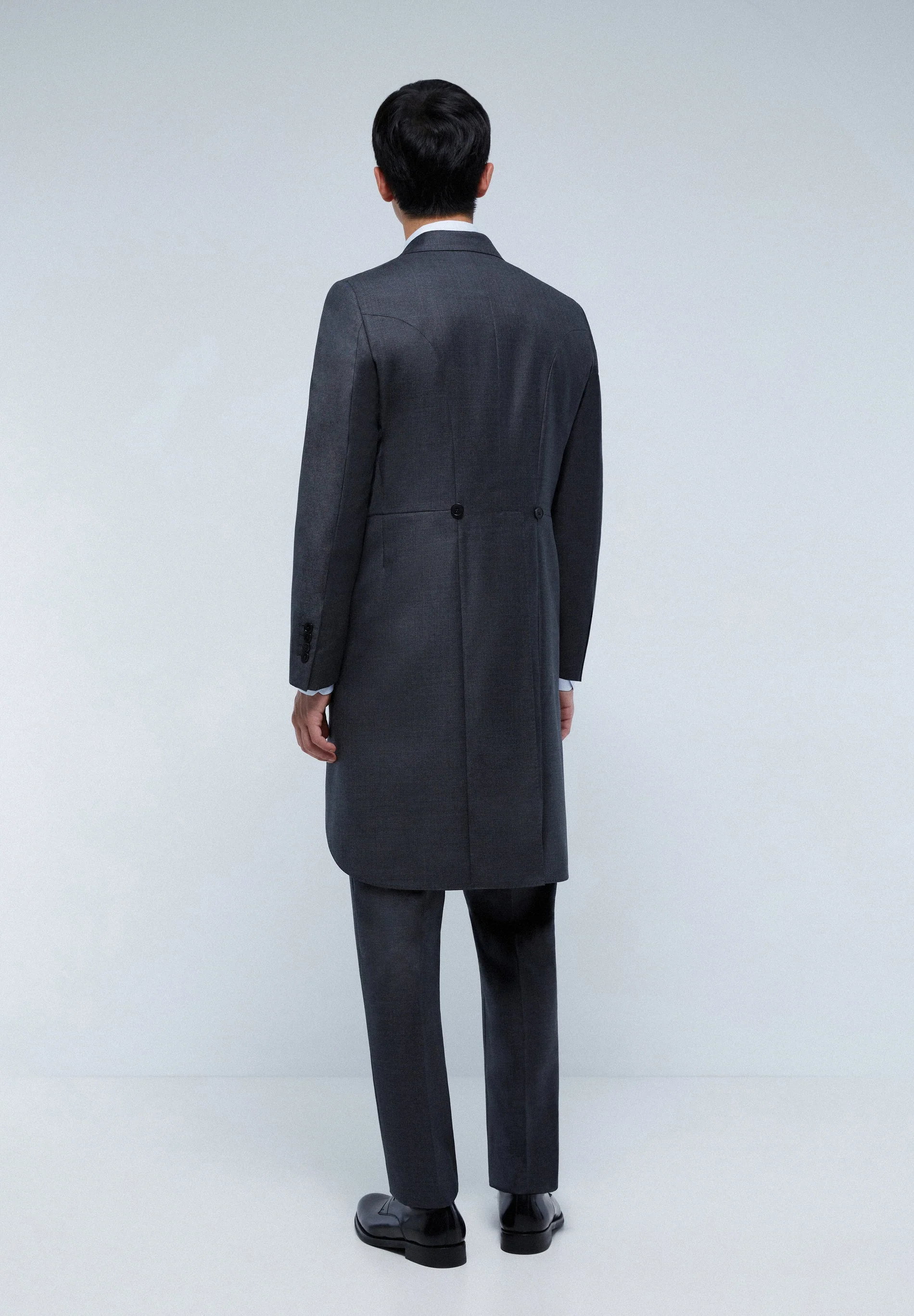 THREE-PIECE WOOL MORNING COAT - Image 5