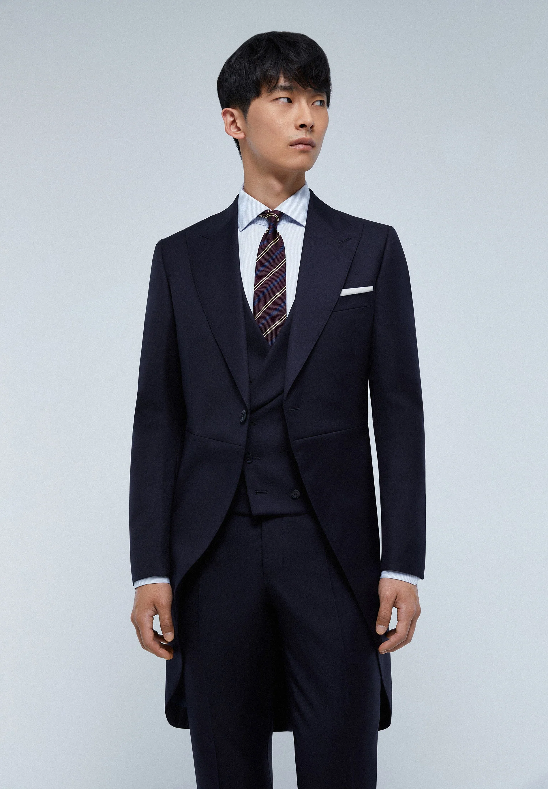 THREE-PIECE WOOL MORNING COAT - Image 2