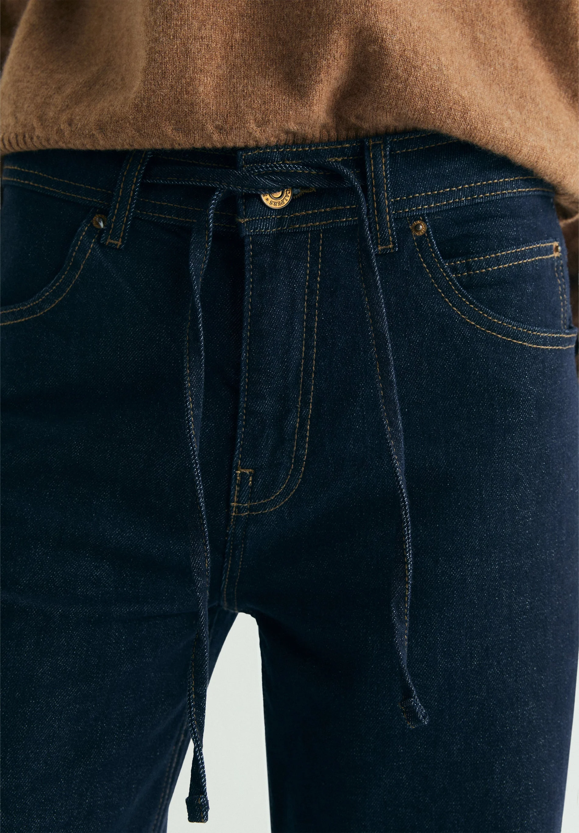 JEANS WITH WAISTBAND DETAIL - Image 6