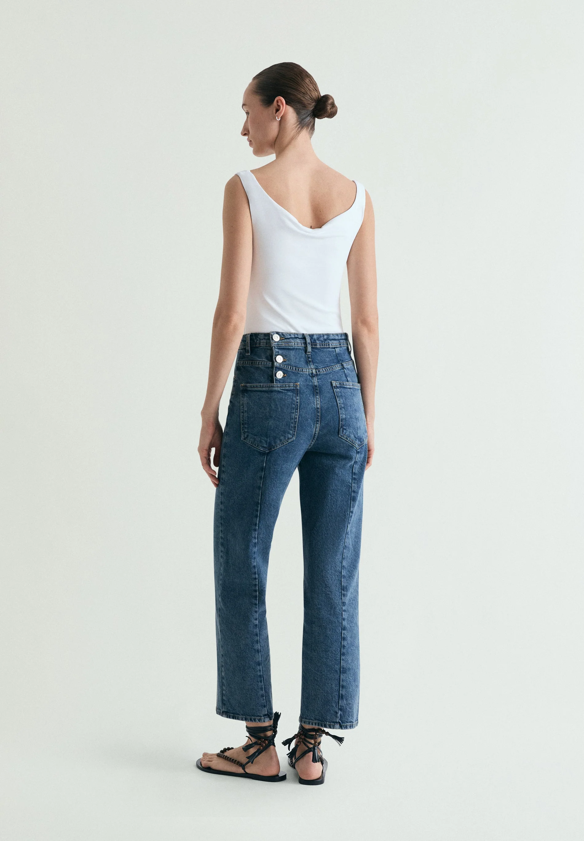 JEANS WITH BACK BUTTONS - Image 6