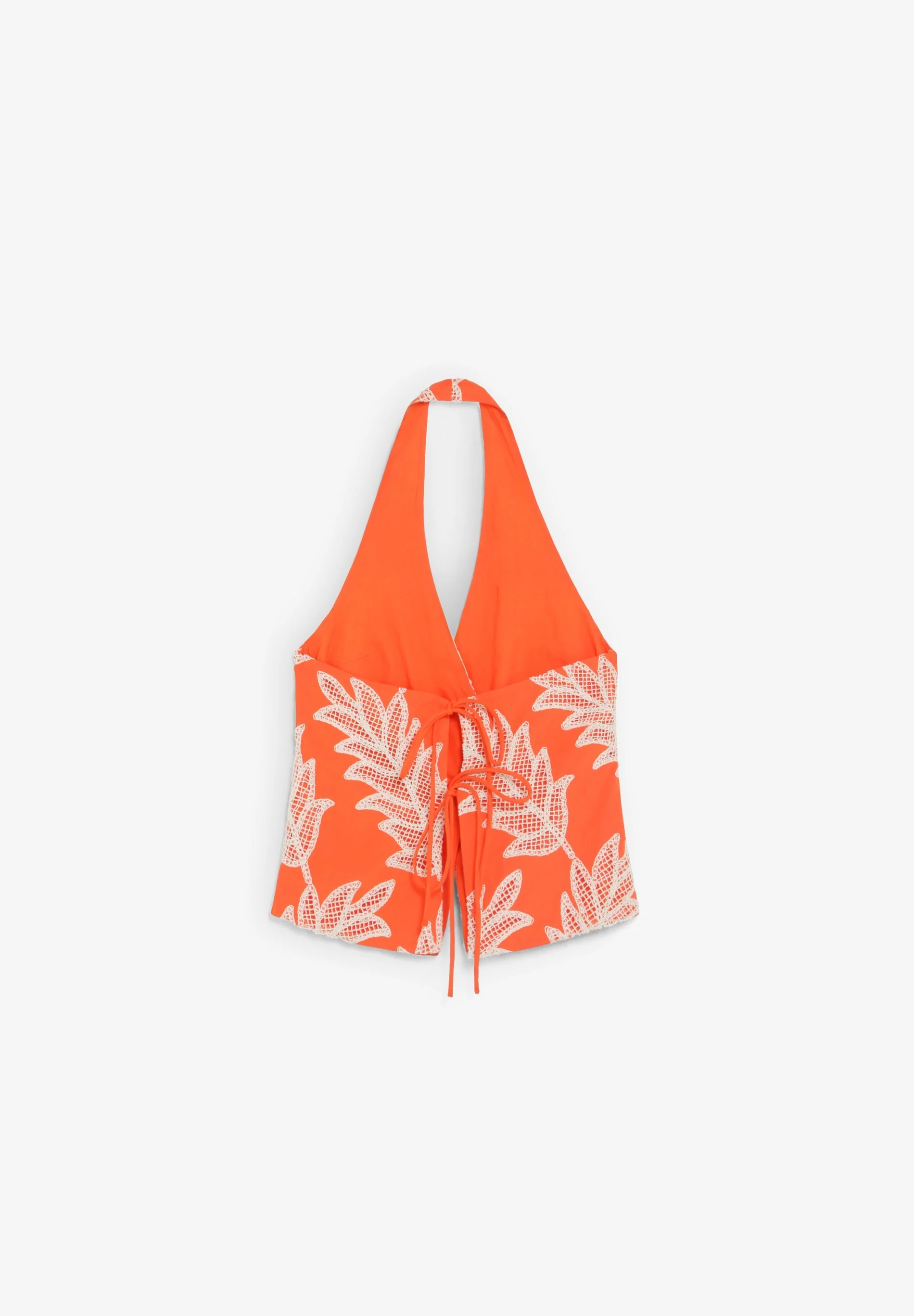 HALTER TOP WITH EMBROIDERY - Image 6