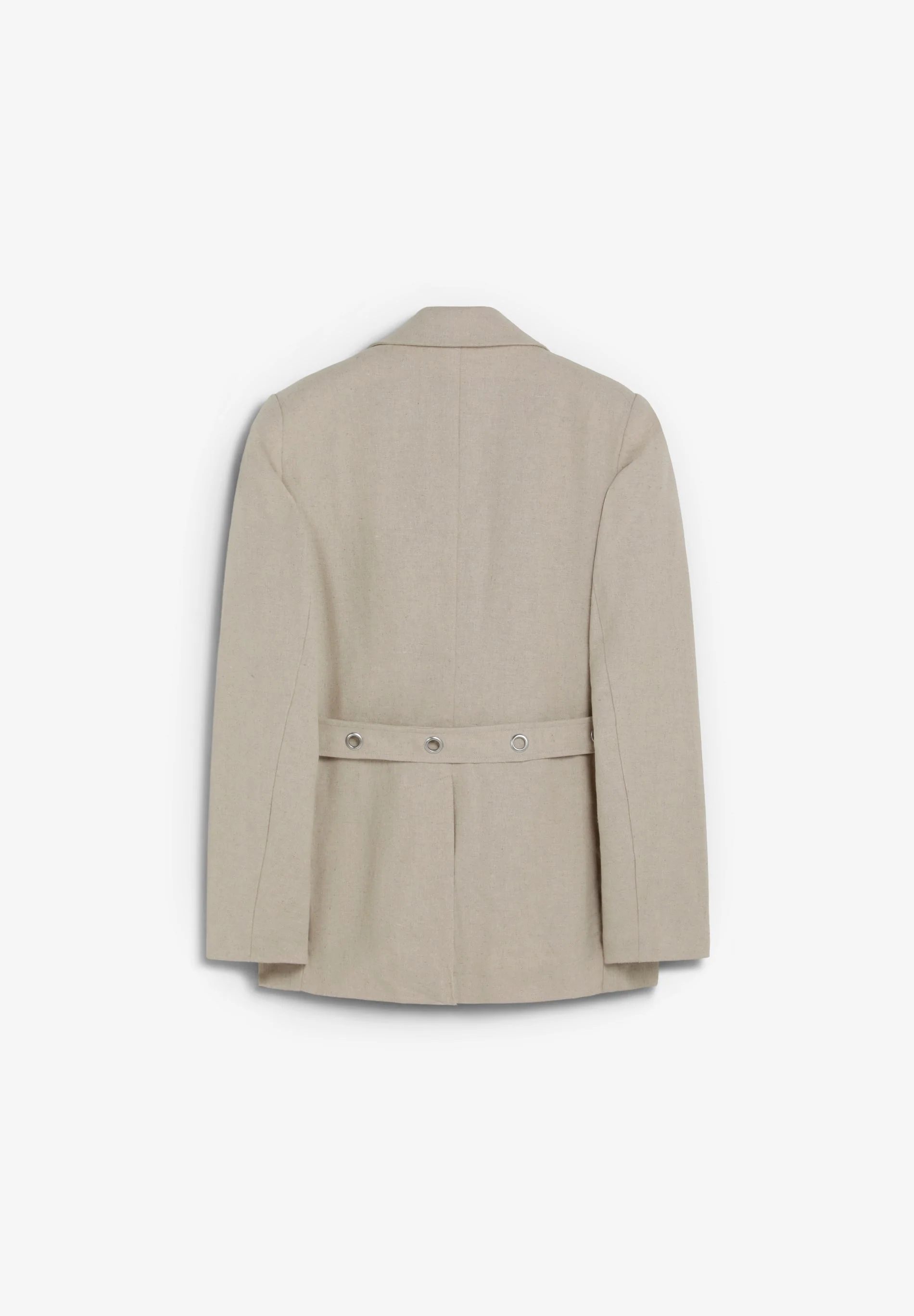 BLAZER WITH PERFORATED BELT - Image 6