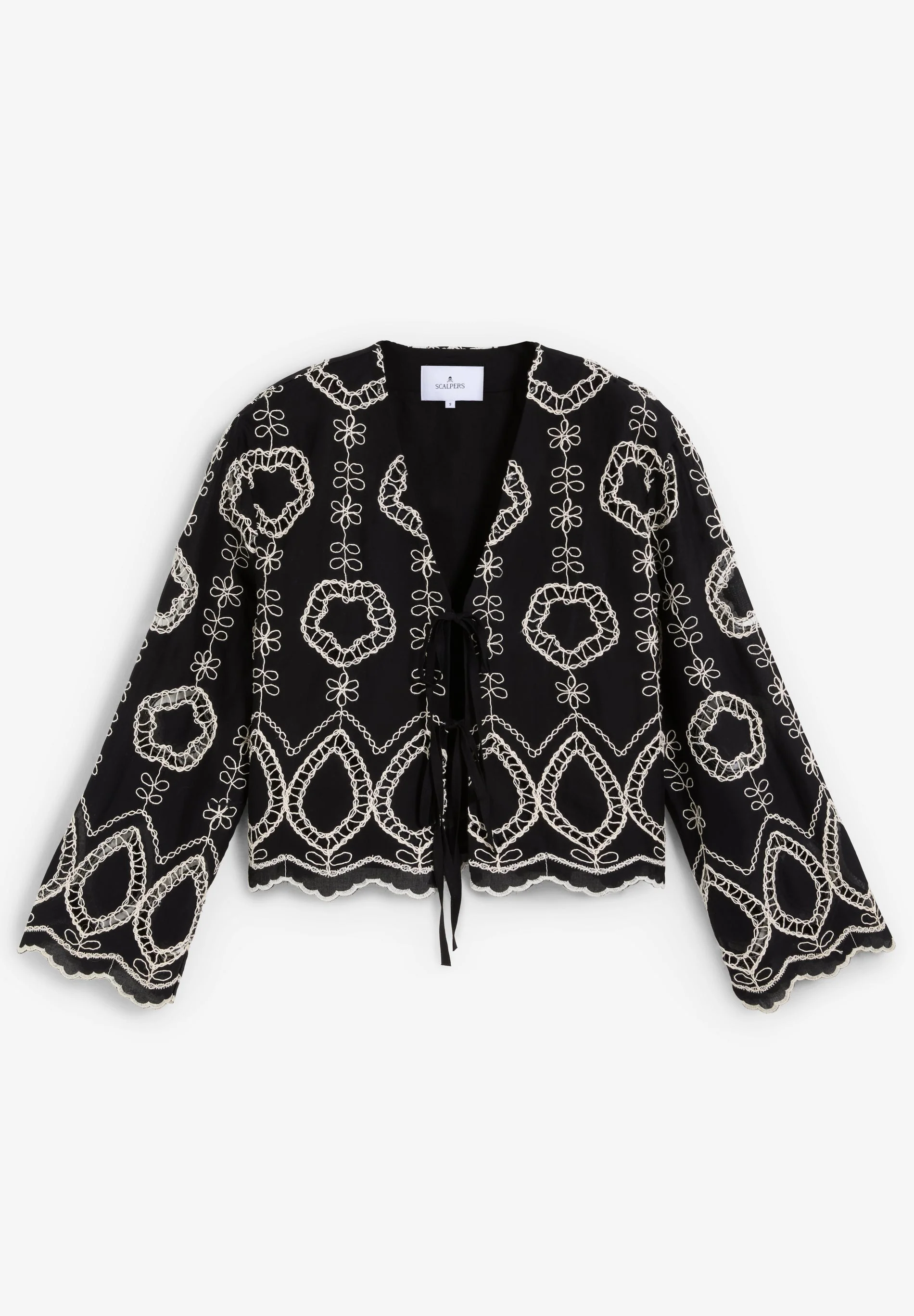 CONTRAST EMBROIDERED SHIRT