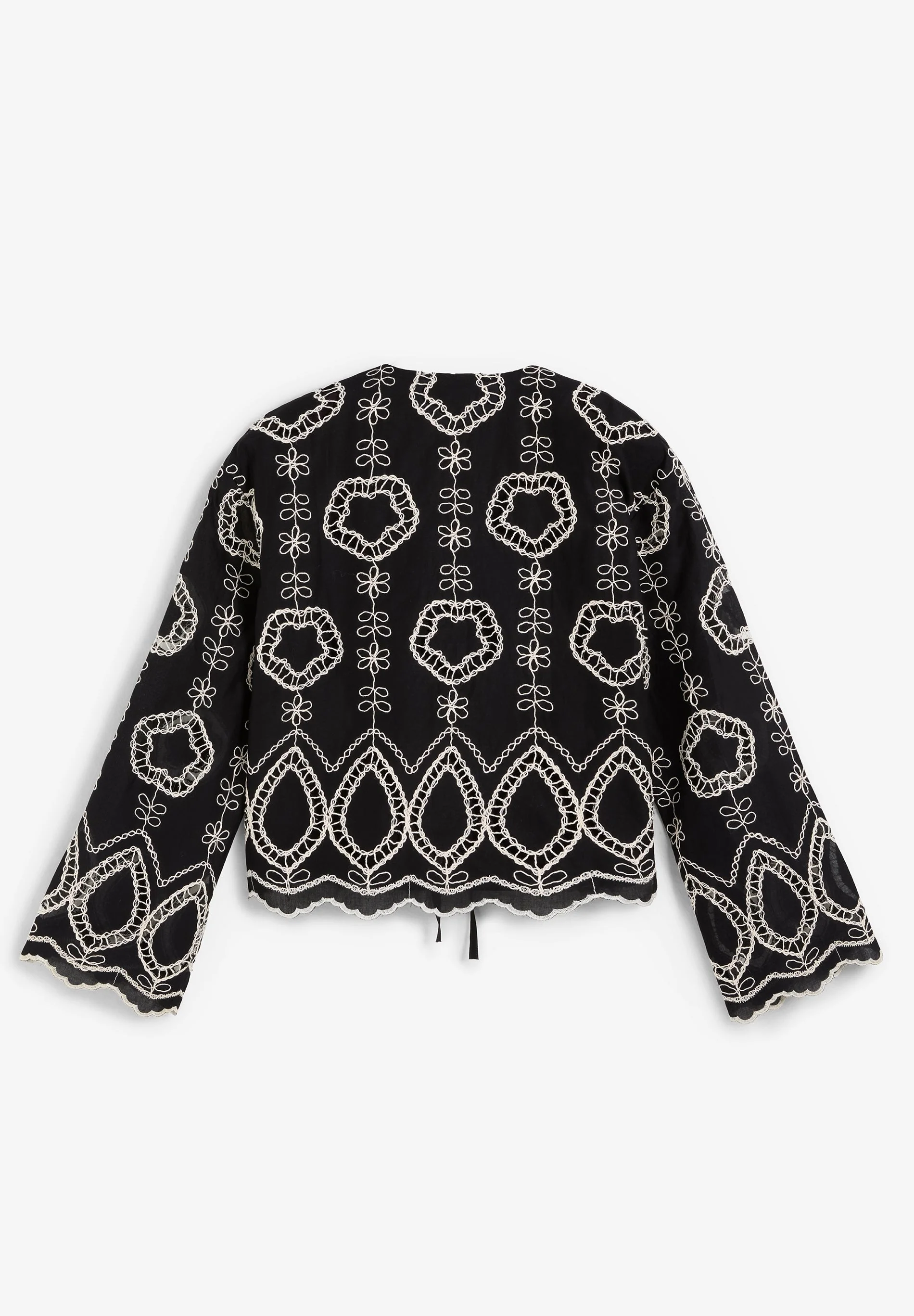 CONTRAST EMBROIDERED SHIRT - Image 2