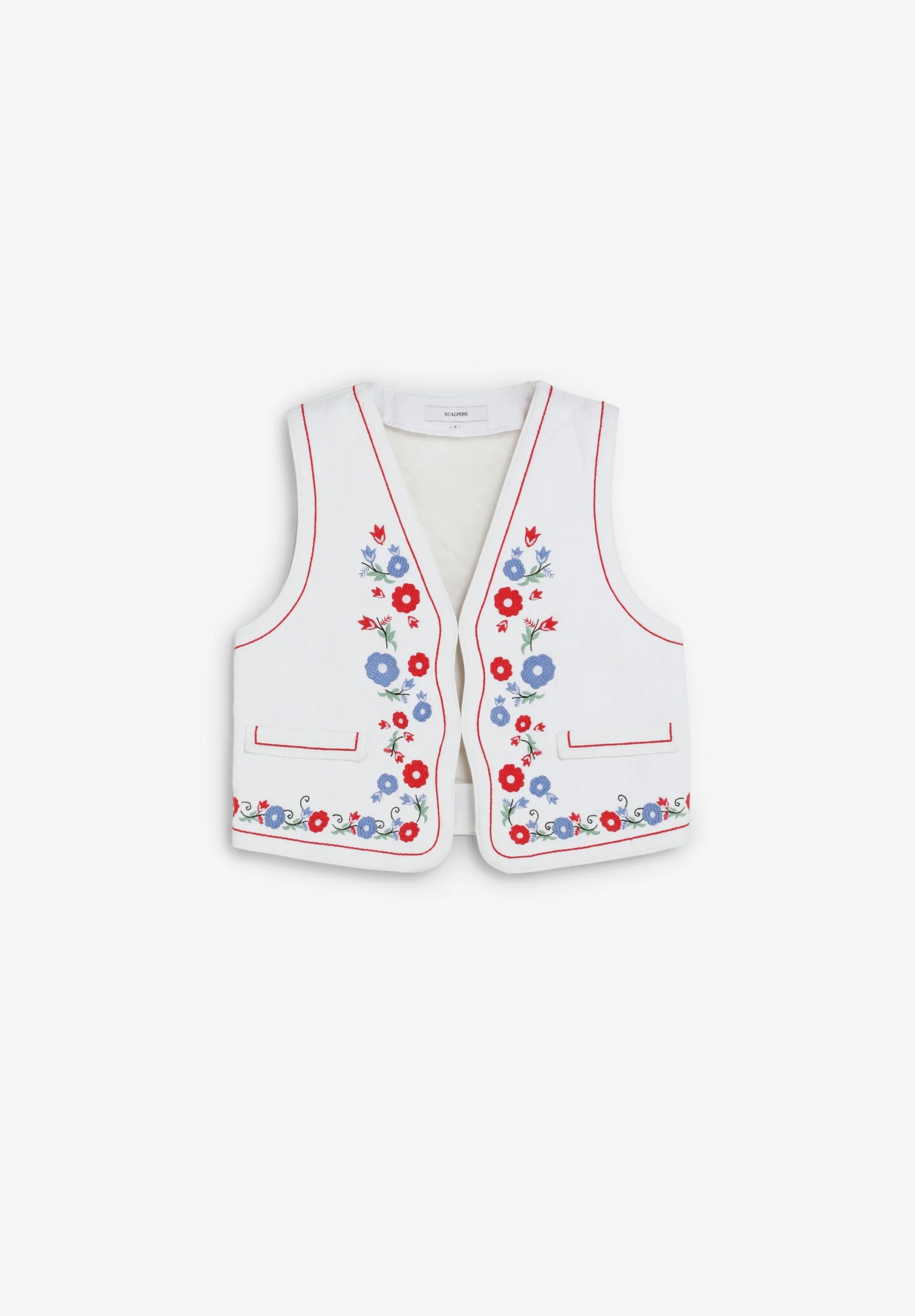 EMBROIDERED QUILTED WAISTCOAT - Image 4