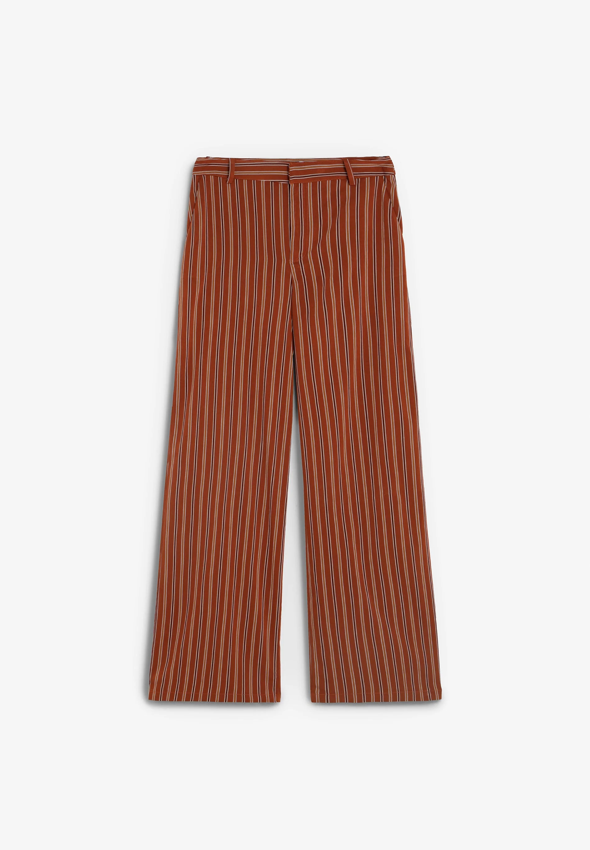 TERRACOTA STRIPED TROUSERS - Image 2