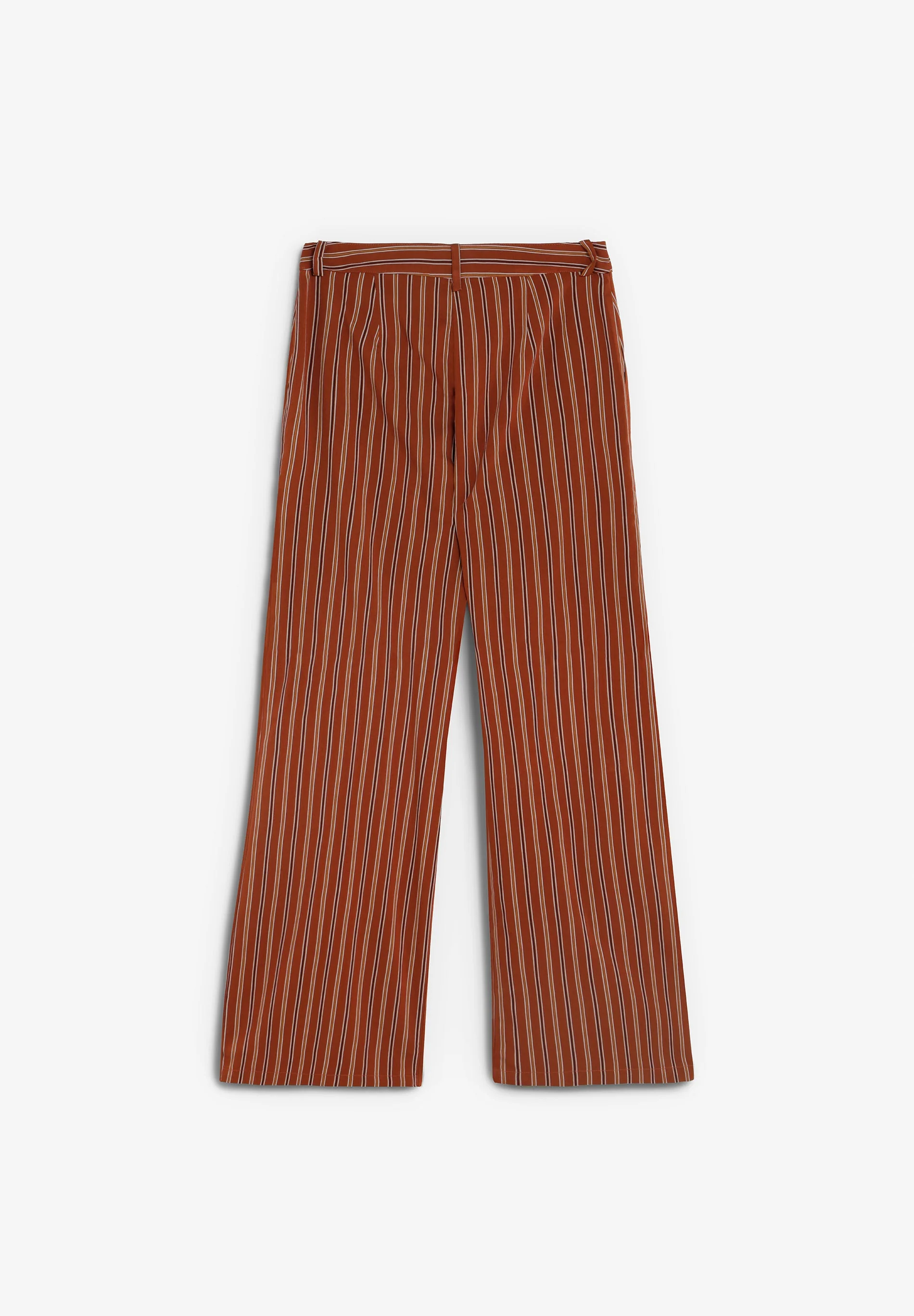 TERRACOTA STRIPED TROUSERS - Image 3
